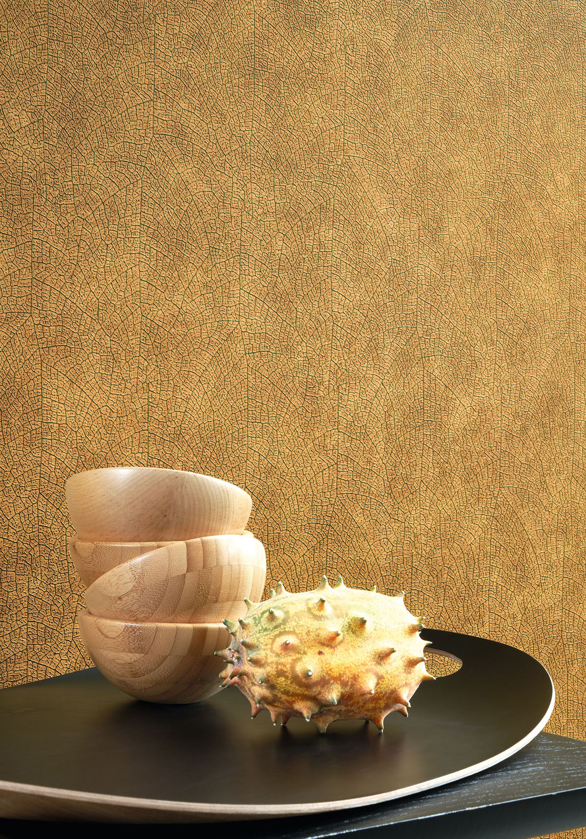 Papier peint Nature Nervure jaune - Woods de Casadéco | Réf. WOOD26212313