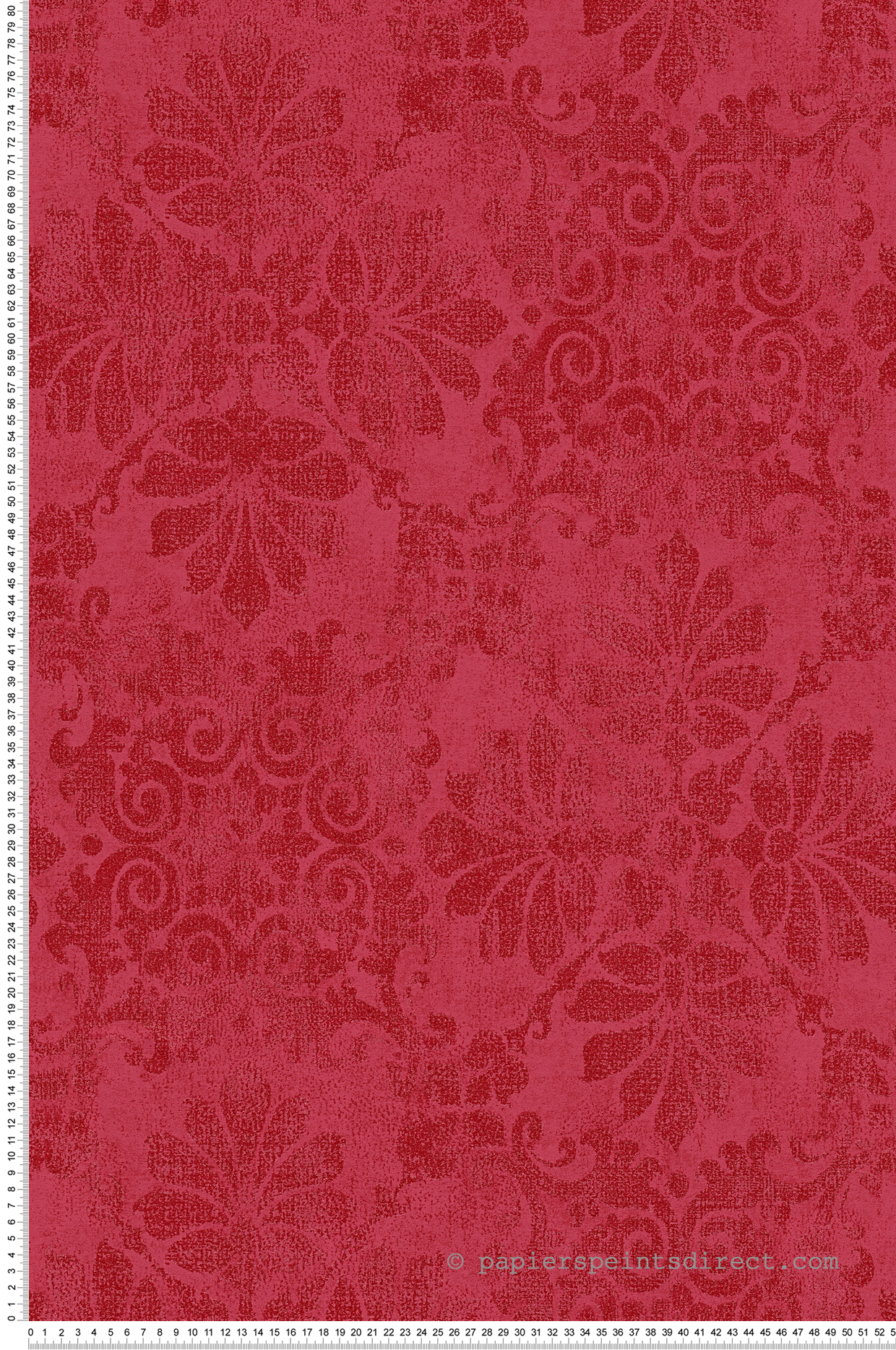 Papier peint Oriental baroque paillette rouge - Memory 3 AS Création | Réf. SP04025