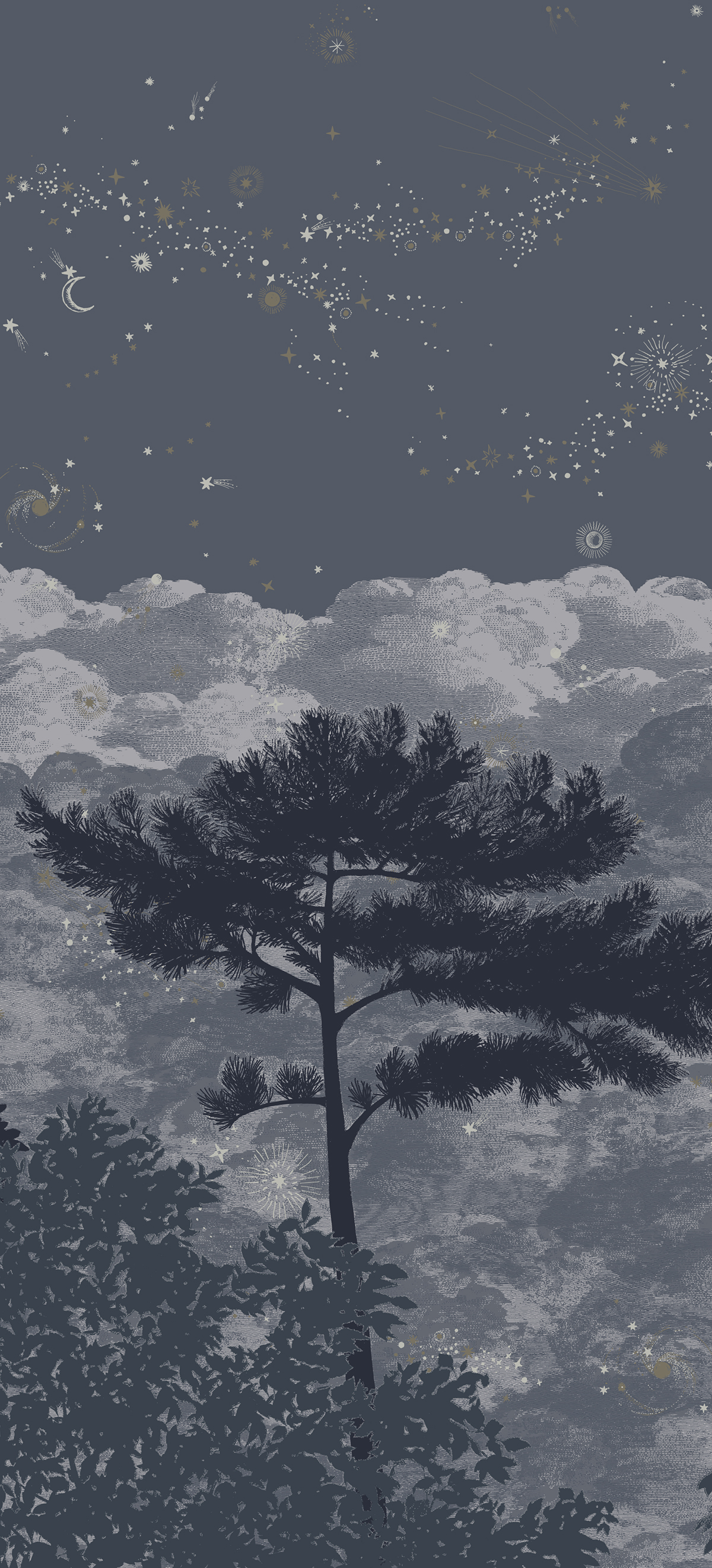 Papier peint panoramique Éclipse Clair Obscur A - 1/2/3 - Isidore Leroy