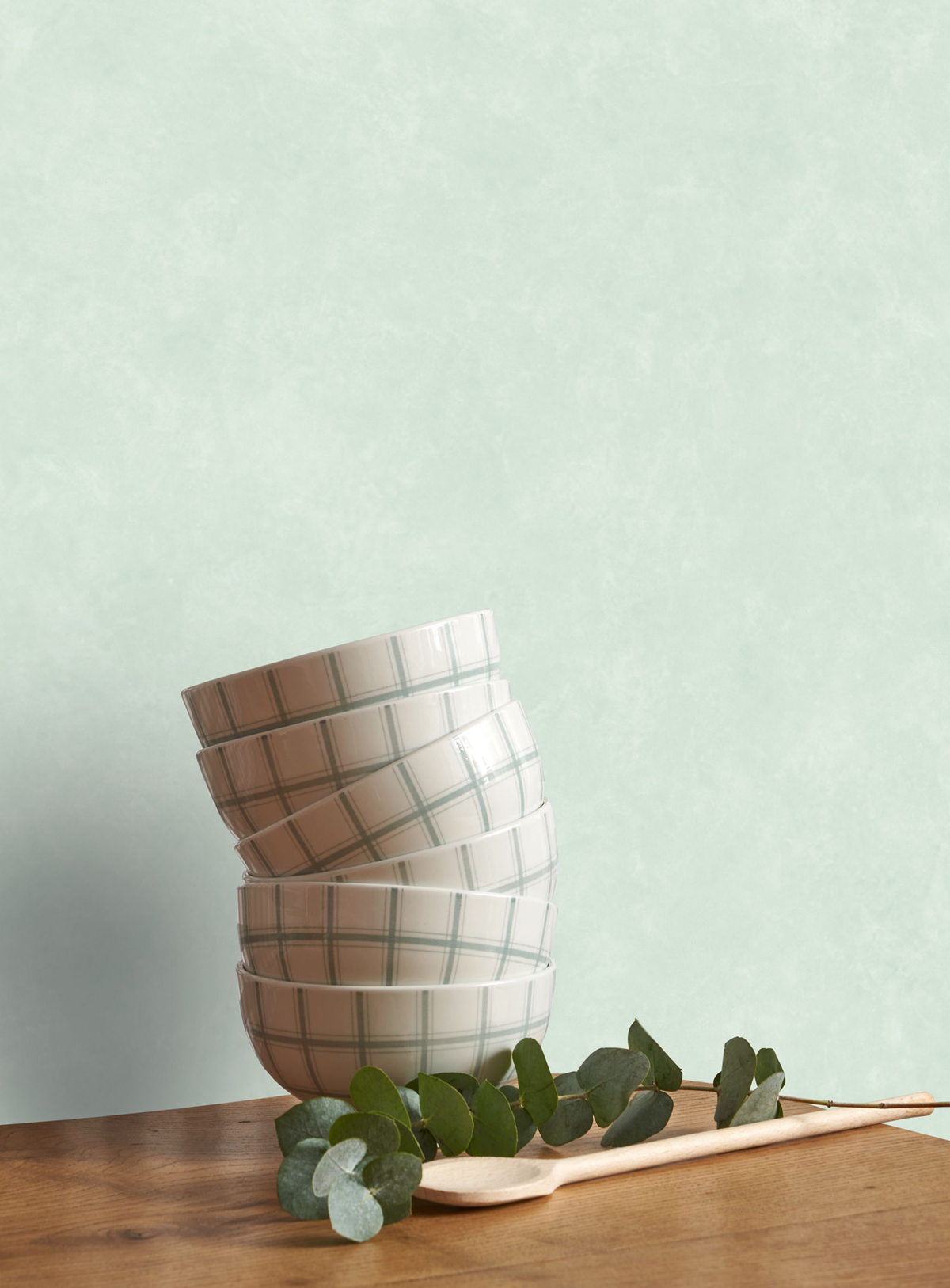 Papier peint Uni Buvard Vallauris vert d'eau - Echappée Belle de Casadéco | Réf. ECHA89856111