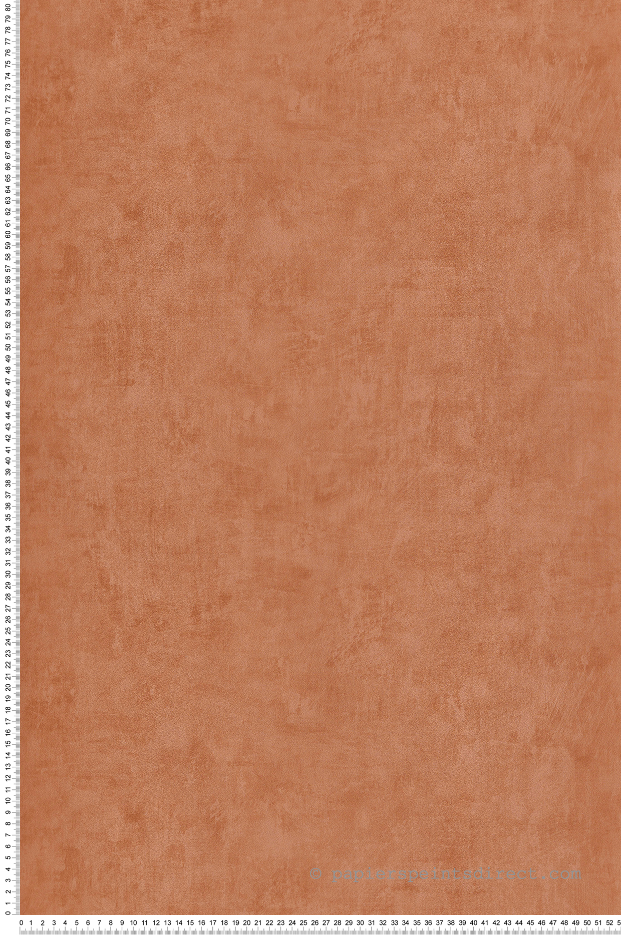 Papier peint Faux Uni orange brûlée - Les Essentiels de Lutèce | Réf. LTC-51203005