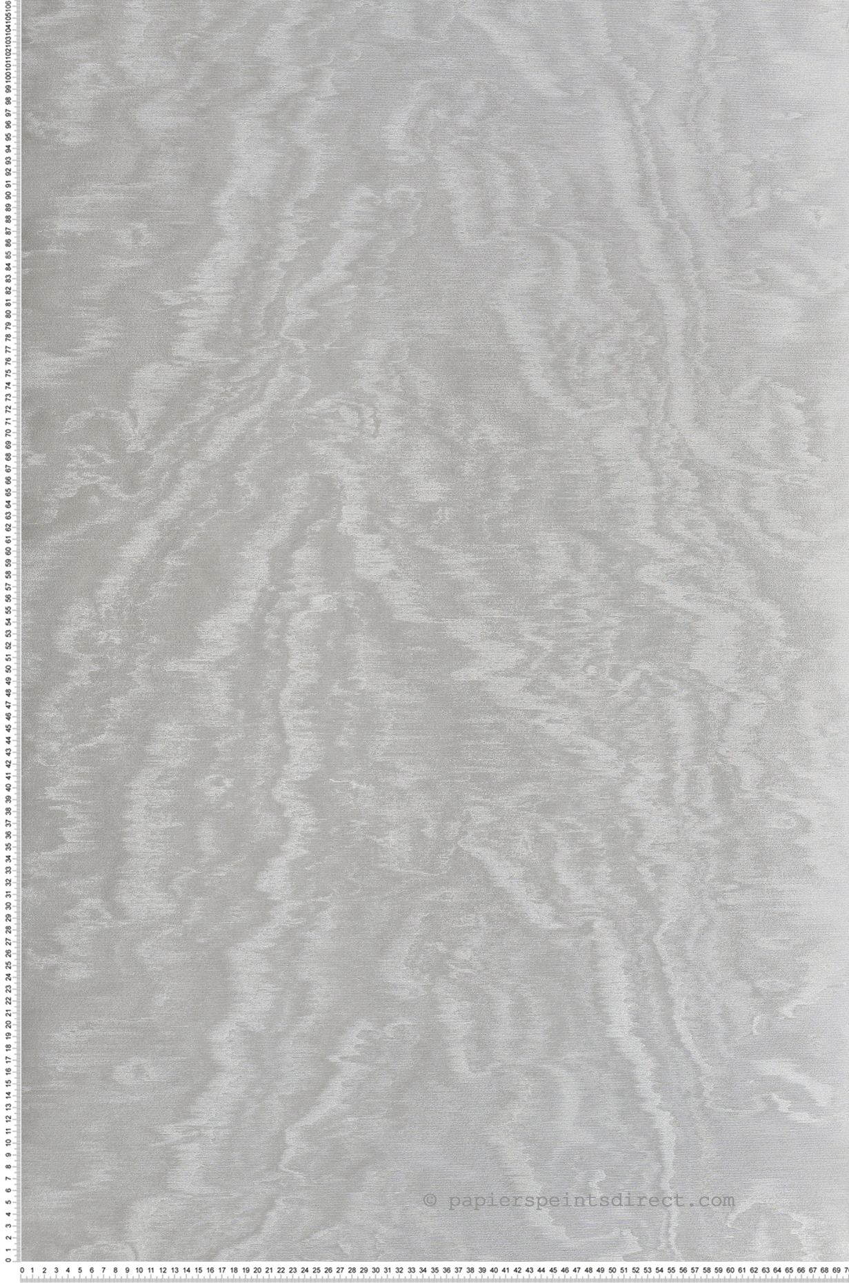 Papier peint Moiré Strie gris perle argenté - Eclectic de Montecolino | Réf. MC-34923
