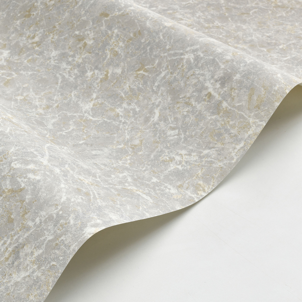 Papier peint Marbre gris calcaire nacré - Minerals de Casadéco | Réf. MNRL88089202