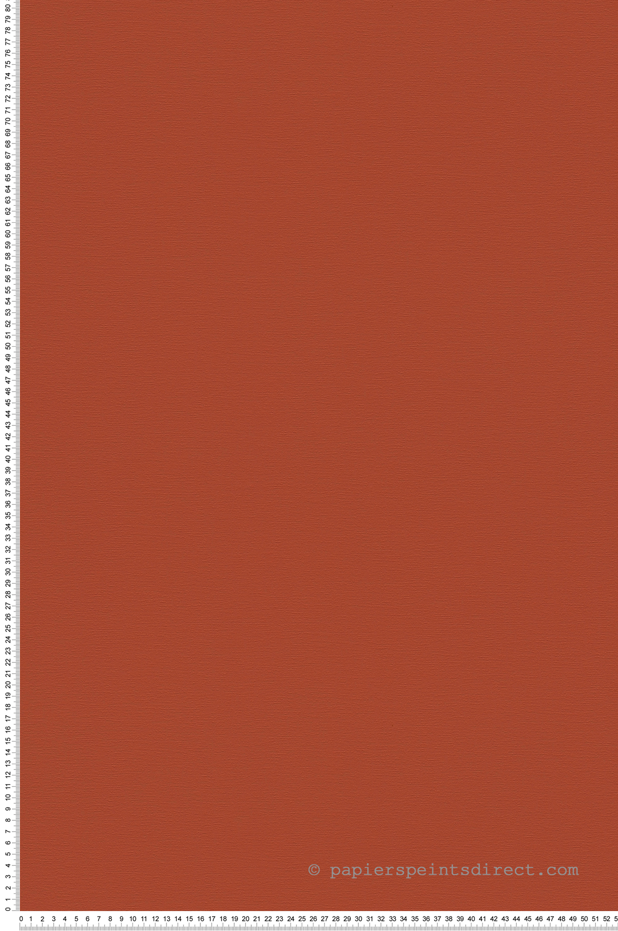 Papier peint Uni Tissé Life rouge brique - French Affair d'A.S. Création | Réf. AS-395795