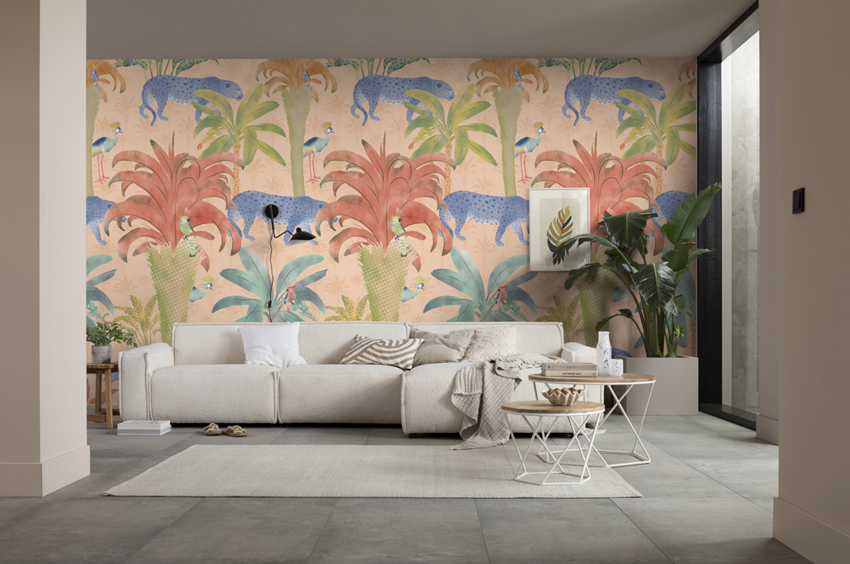 Papier peint panoramique Guépard Safari Pattern - Papier peint Komar Pure 2