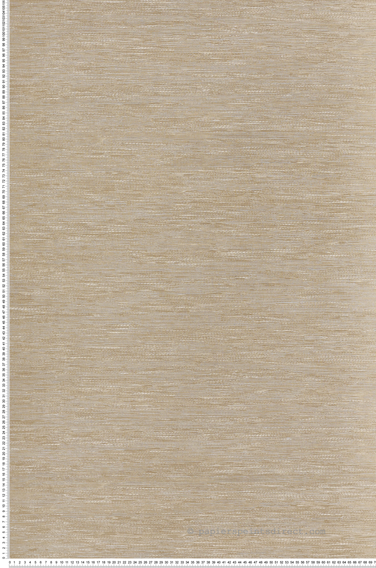 Papier peint Faux Uni Tissage Tatami beige - Le Jacquard de Casamance | Réf. CAS-C75342446
