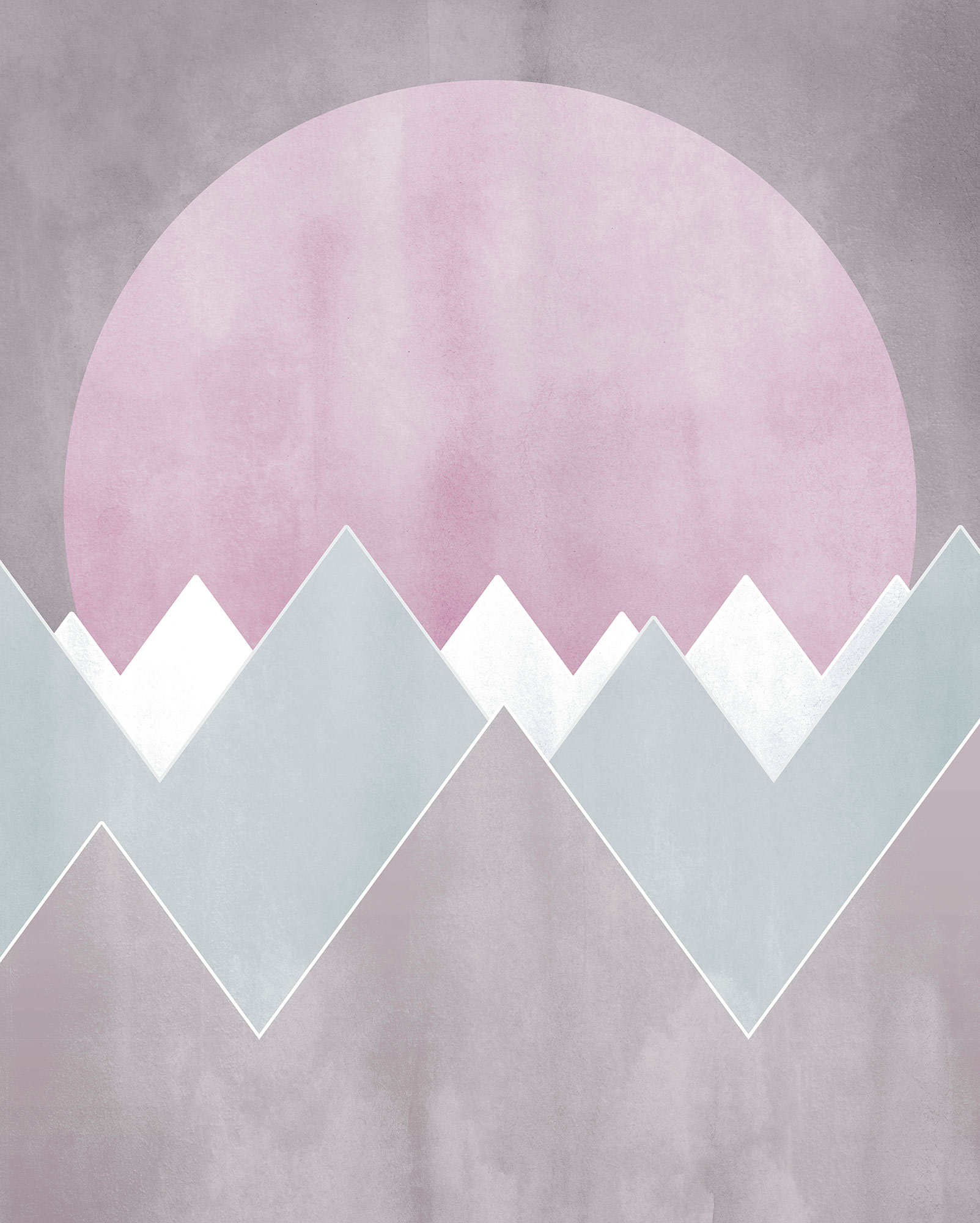 Papier peint panoramique Sunrise Gentle - Papier peint Komar