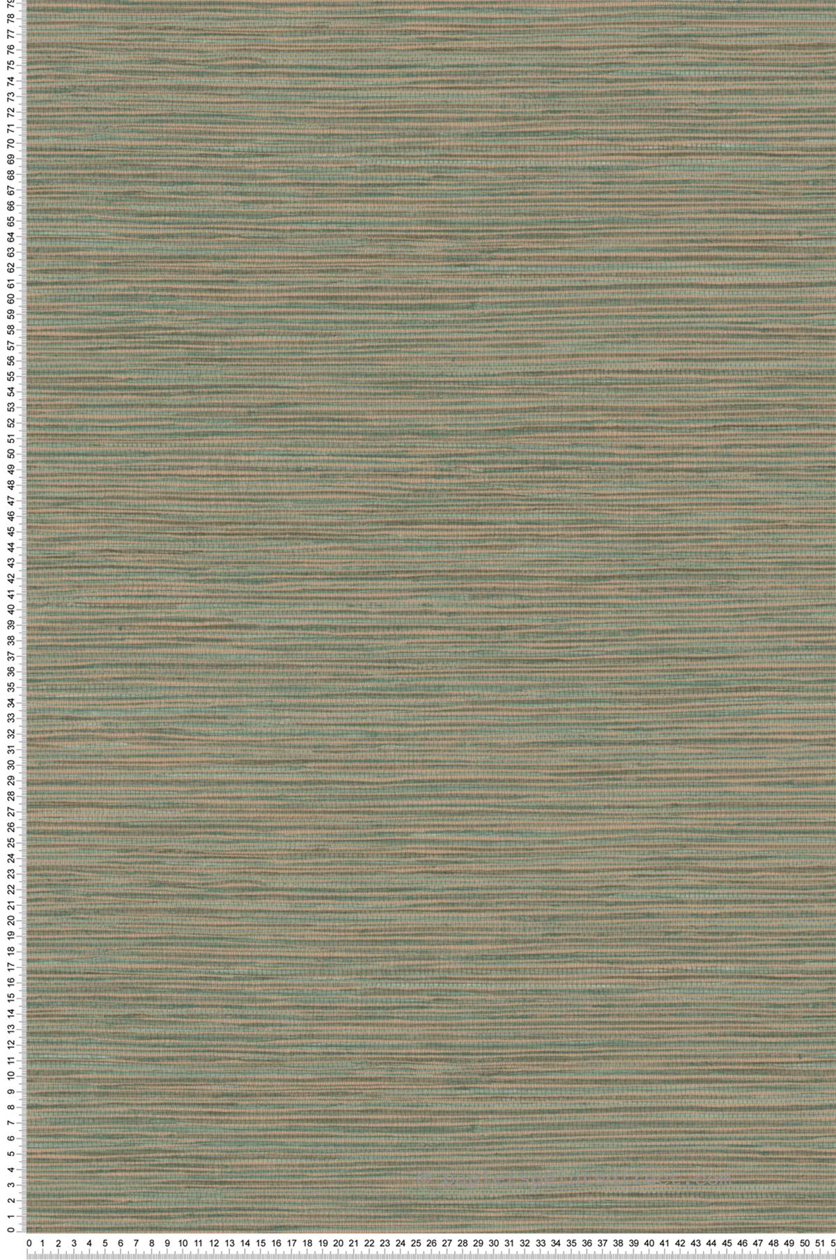 Papier peint Paille Japonaise Alton vert cuivre rose - Harry de Lutèce | Réf. LTC-DL26711