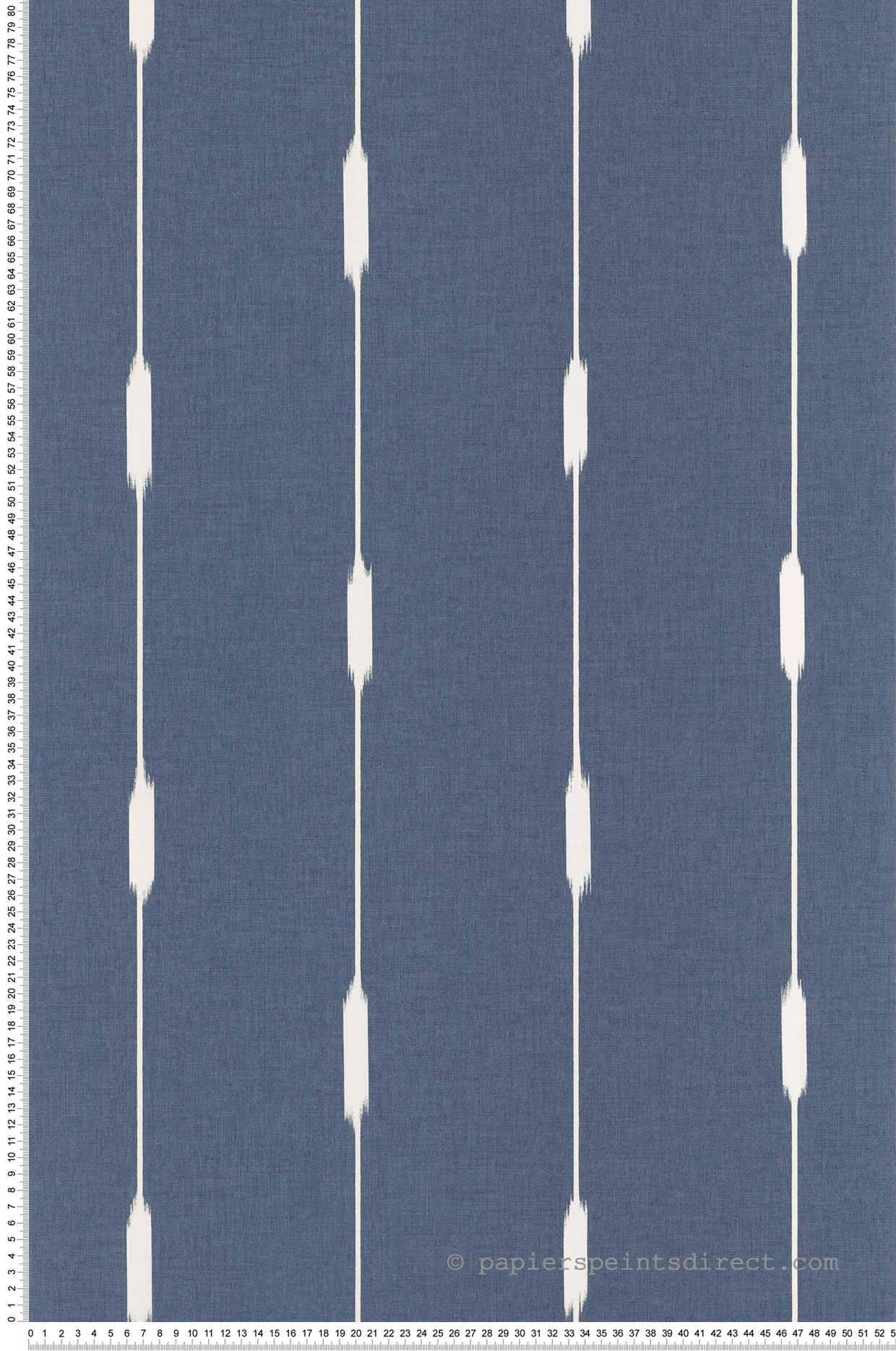 Papier peint Lignes Ikara bleu nuit - Blue Shades de Casélio | Réf. BLS107776110