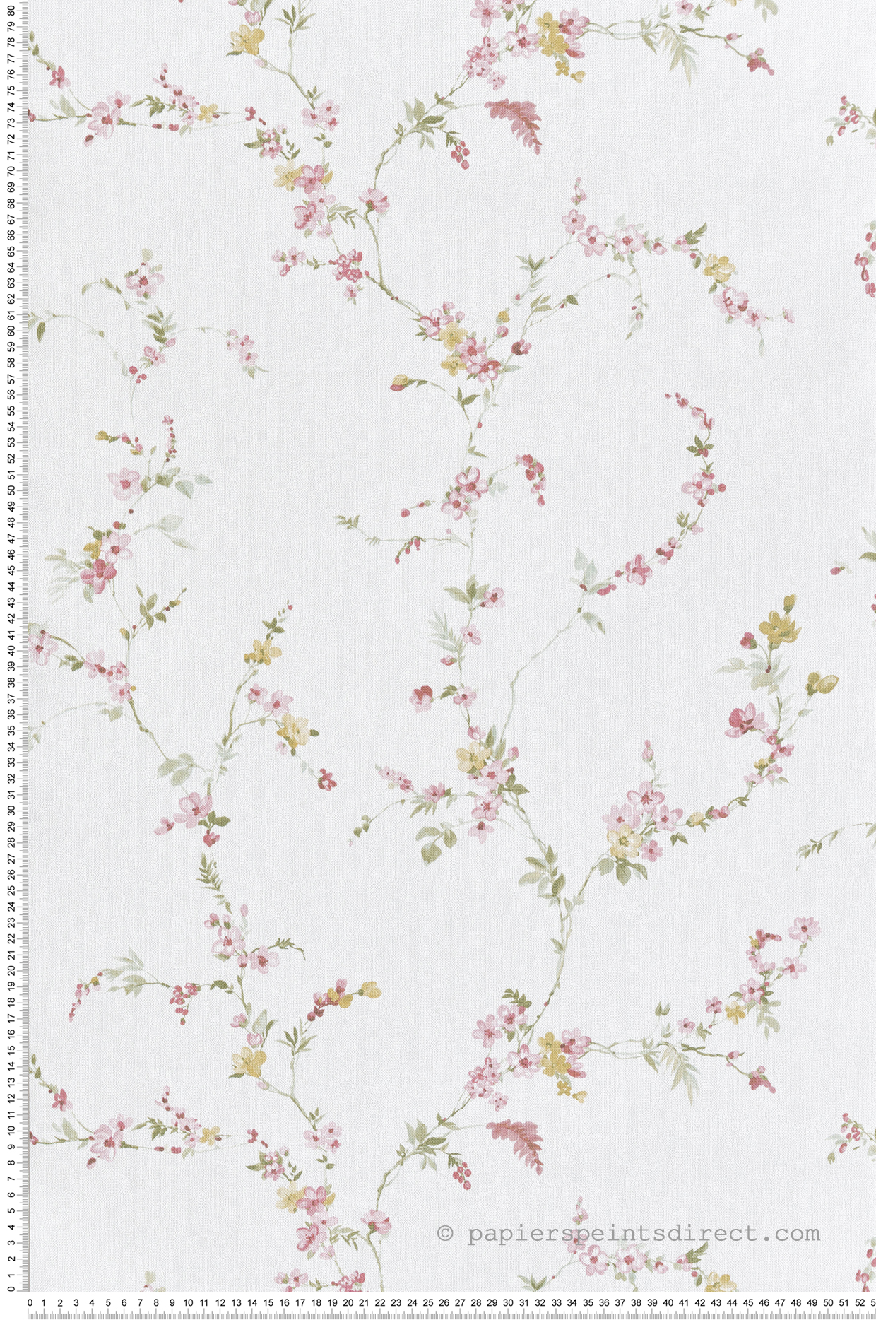 Papier peint Fines Branches de Cerisier rose - Garden Party 2 de Montecolino | Réf. MC-8335