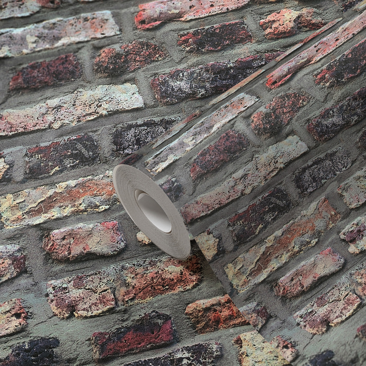 Papier peint Brique Pierre rouge - Elements 2 d'A.S. Création ROLLZ | Réf. AS-362811