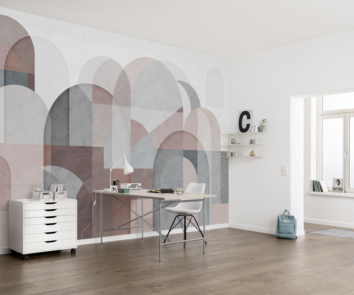 Papier peint panoramique Moderne Forme Archway - Papier peint Komar Pure 2