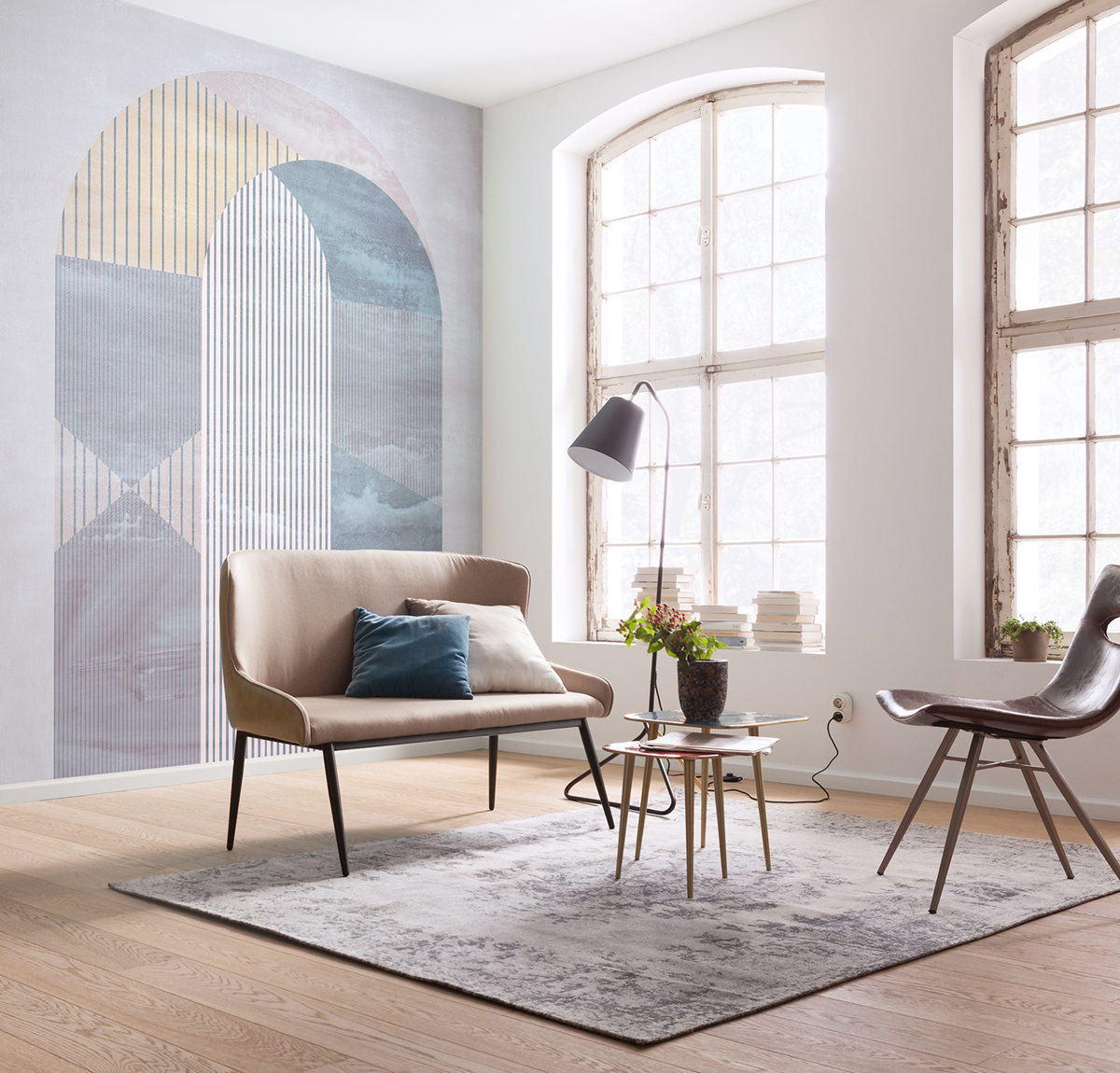 Papier peint panoramique Géométrie Arched Gate - Papier peint Komar Pure 2