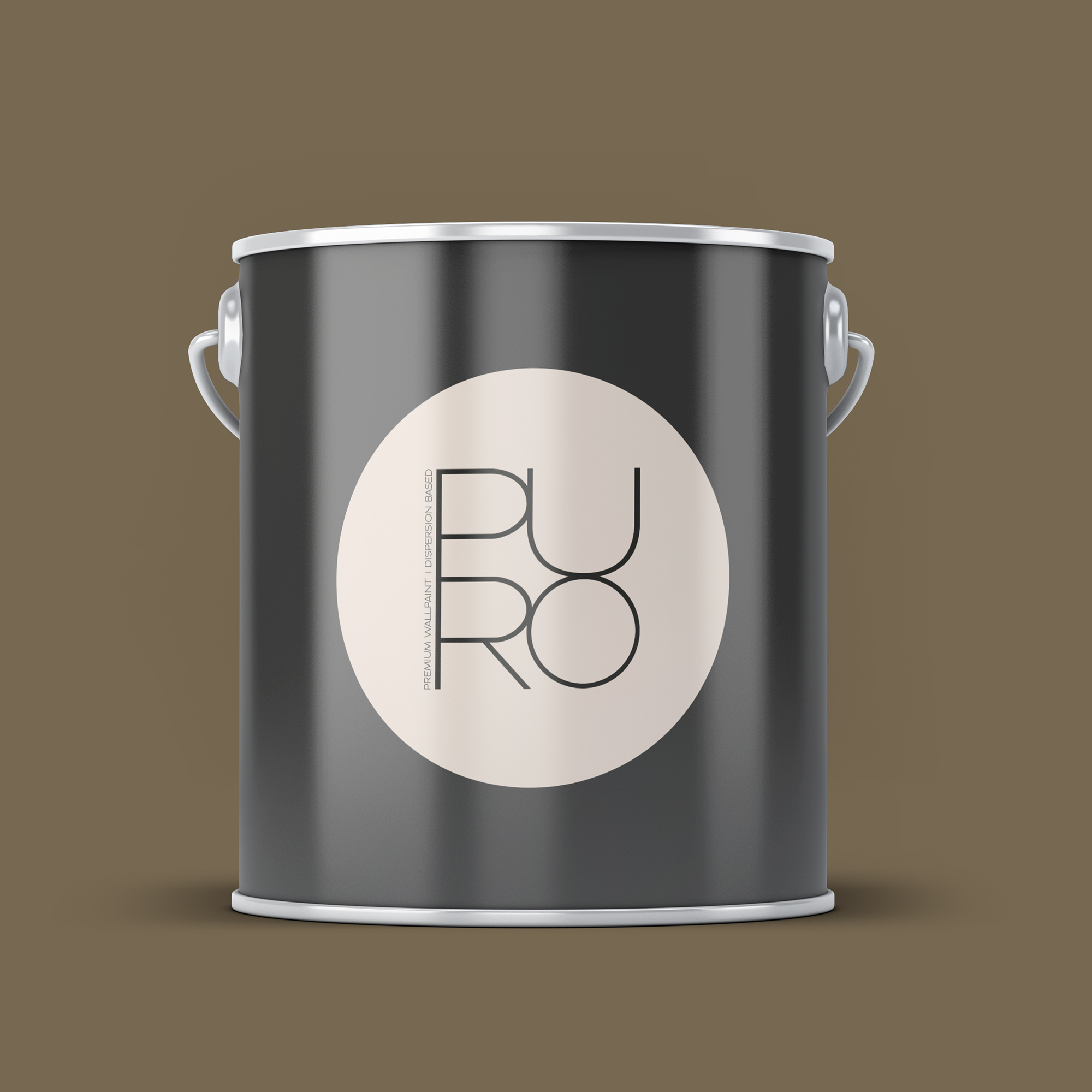 Image d'un pot de 5 litres de peinture Puro marron mellow brown - c7013