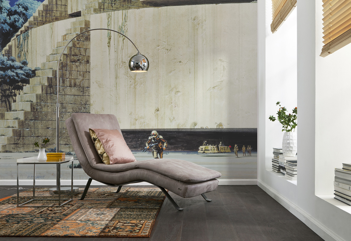 Papier peint Star Wars Classic RMQ Yavin Temple - Papier peint Panoramique Komar