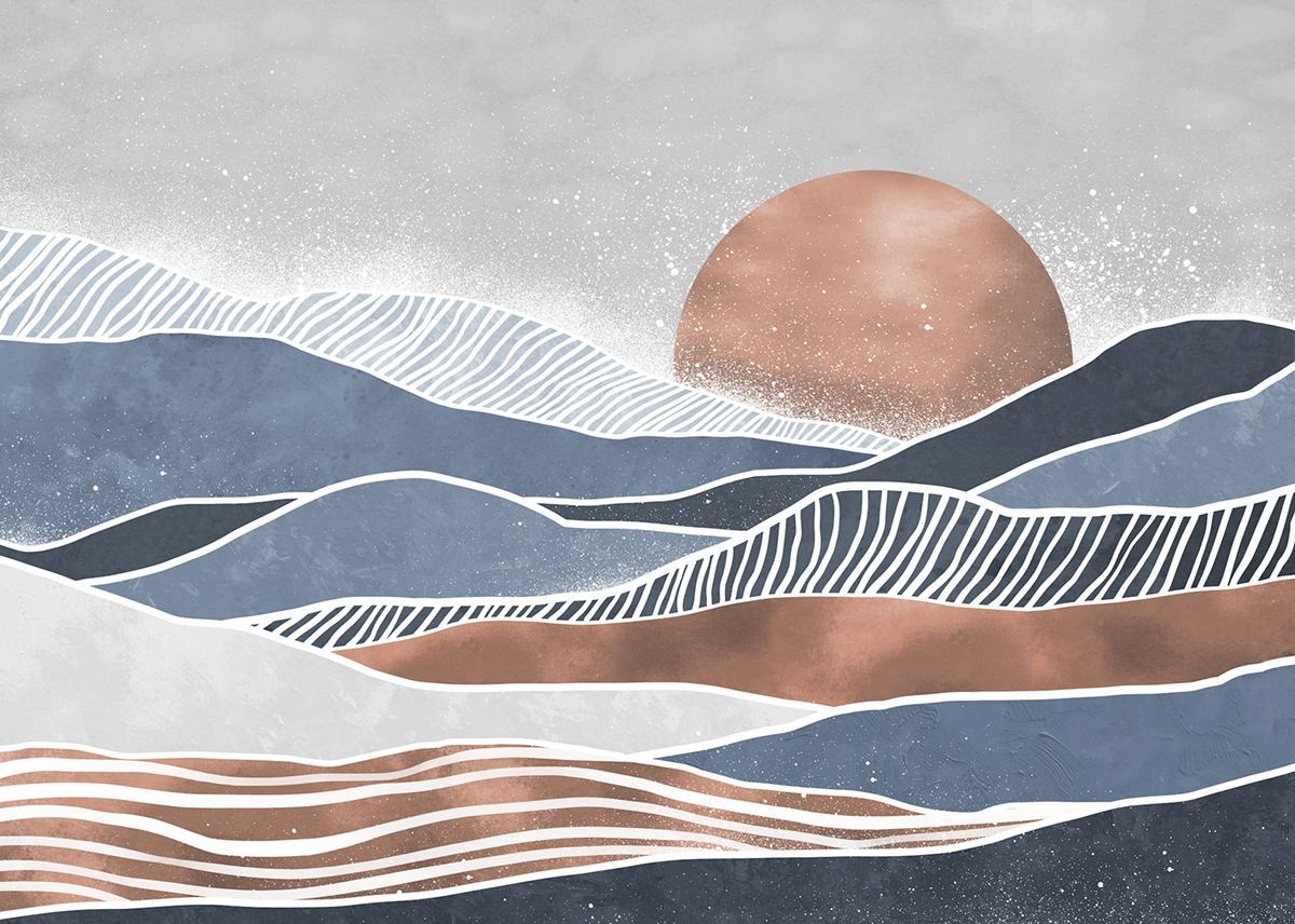 Papier peint panoramique Marin Shades of Greece - Papier peint Komar Flair