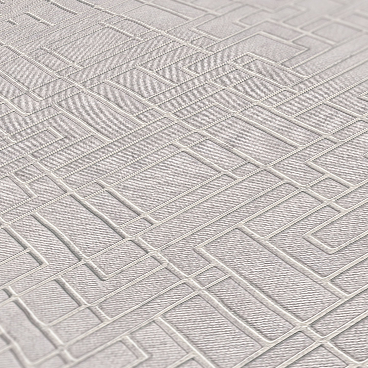 Papier peint Contemporain David gris argenté - Metropolitan Stories 3 d'A.S. Création AMB4 | Réf. AS-388284