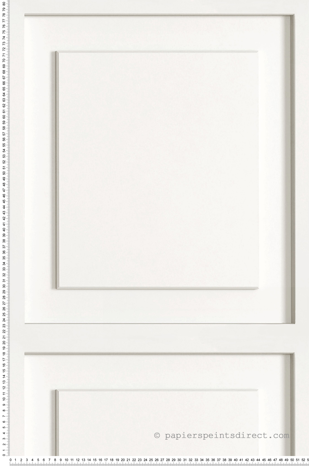 Papier peint Moulure Moderne blanc - Moulures & Co de Casadéco | Réf. MOCO201370084