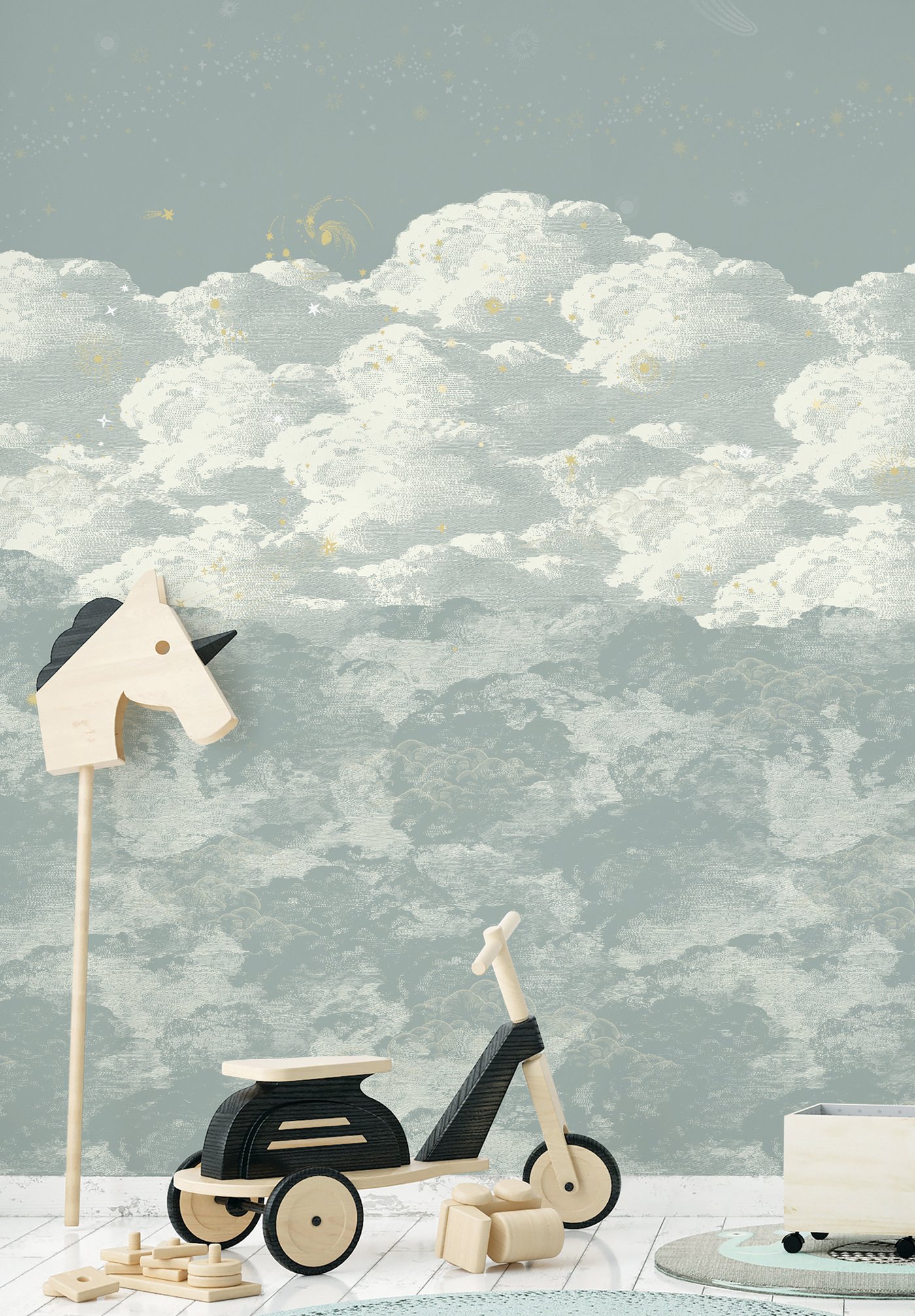 Papier peint panoramique Cosmos Jour - 1/2/3 - Isidore Leroy AMB