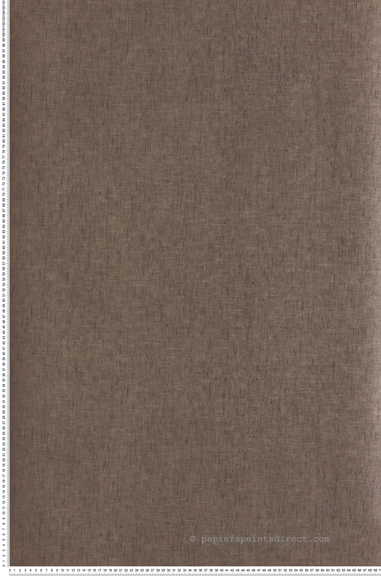 Papier peint Faux Uni Lin Telis marron irisé - Joy de Masureel | Réf. MAS-JOY303