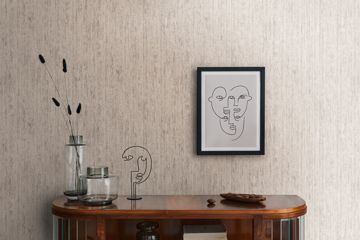 Papier peint Essence Bois gris taupe - Smart Surfaces d'A.S. Création AMB2 | Réf. AS-395611