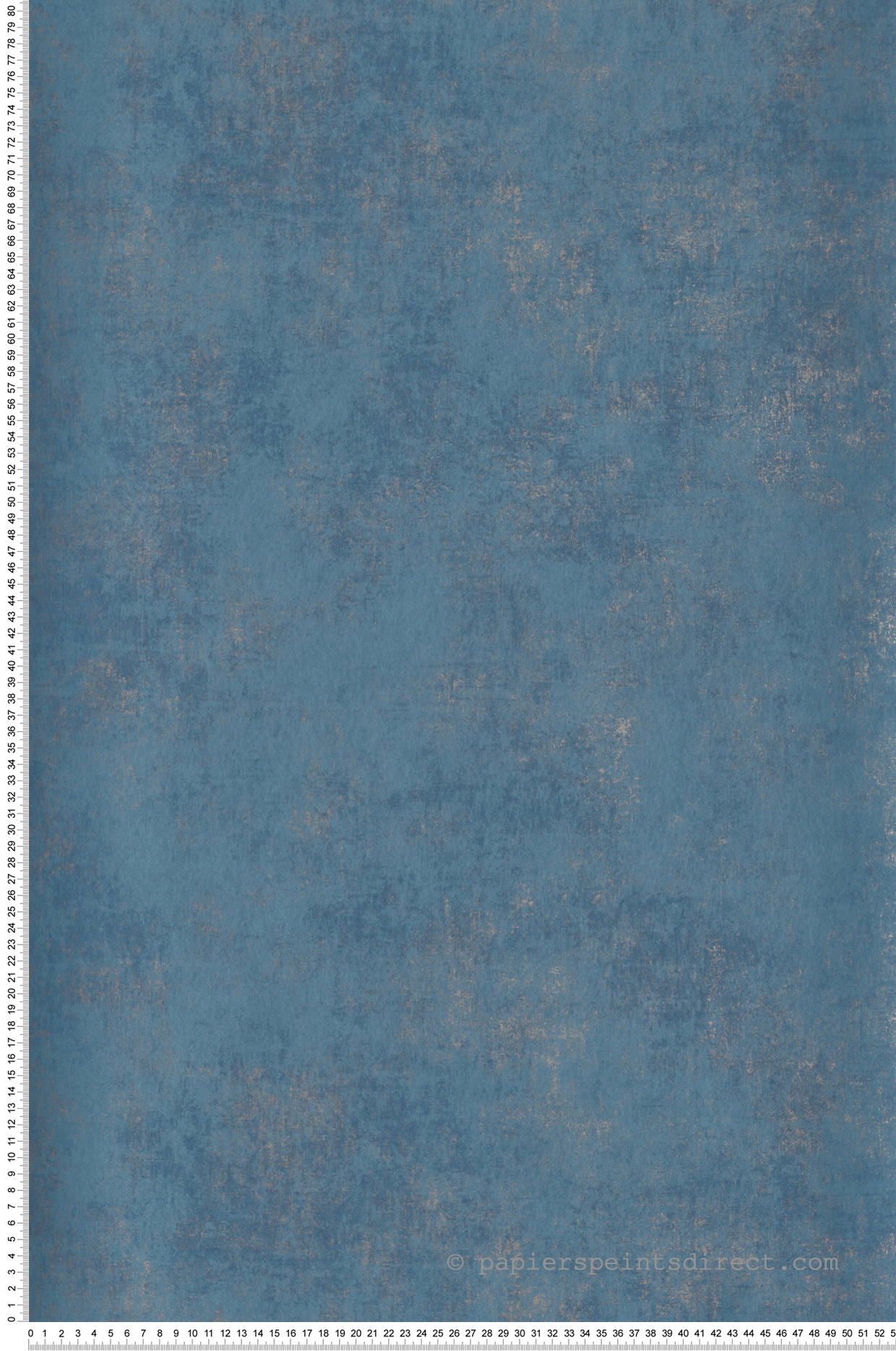 Papier peint Faux Uni Métallisé Stone bleu denim - Twenties de Casadéco | Réf. TWNT80836345