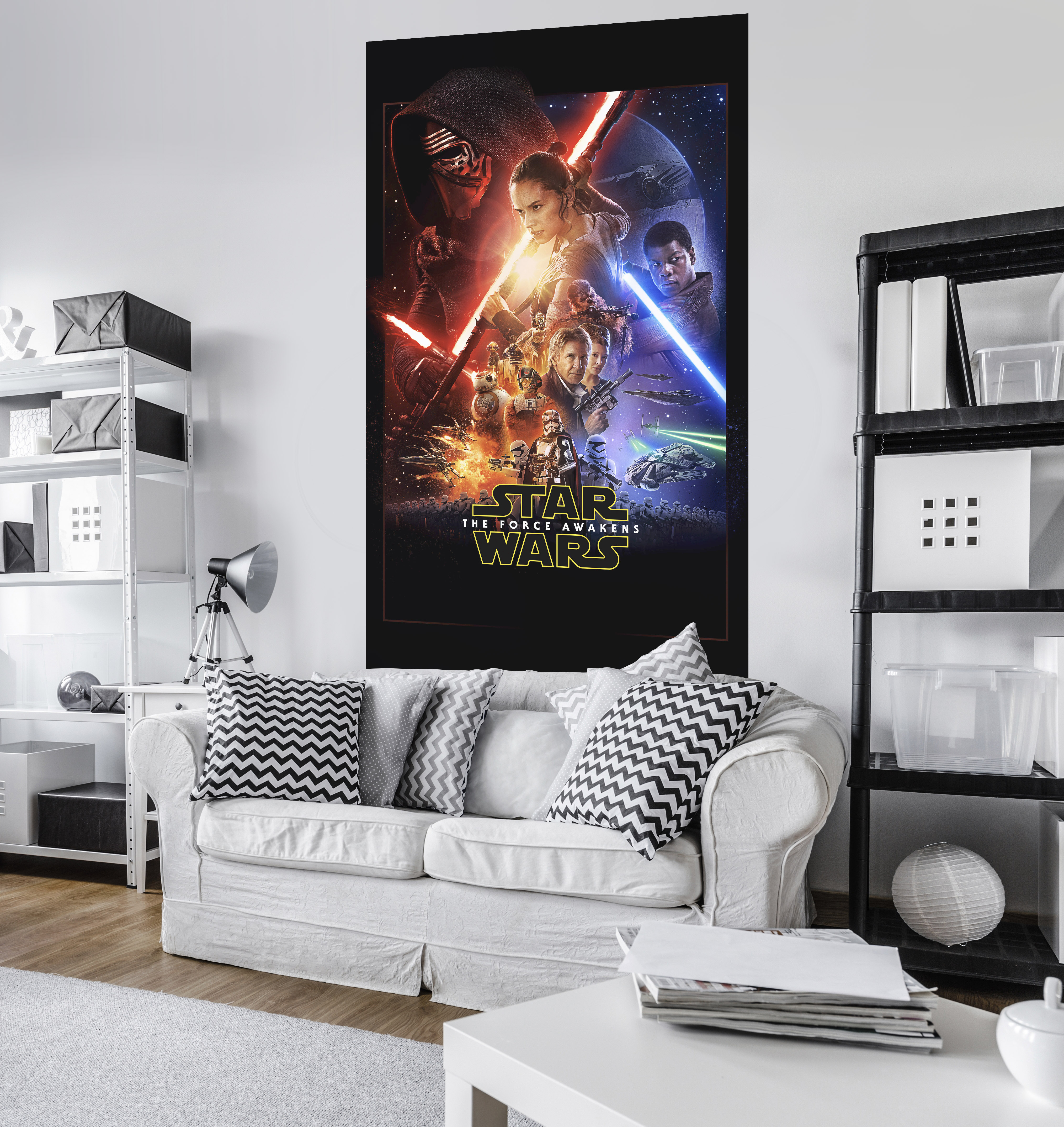 Star Wars EP7 Official Movie Poster- Papier peint XXL Komar