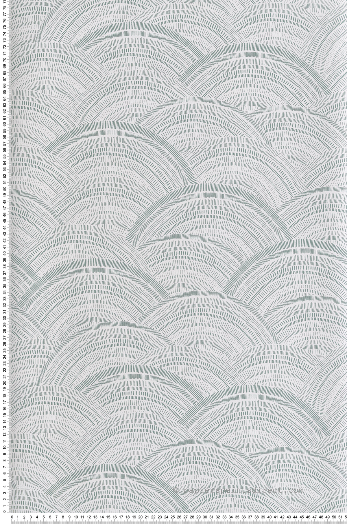 Papier peint Vague Abstraite Encircle vert - Harmony de Lutèce | Réf. LTC-FD27202