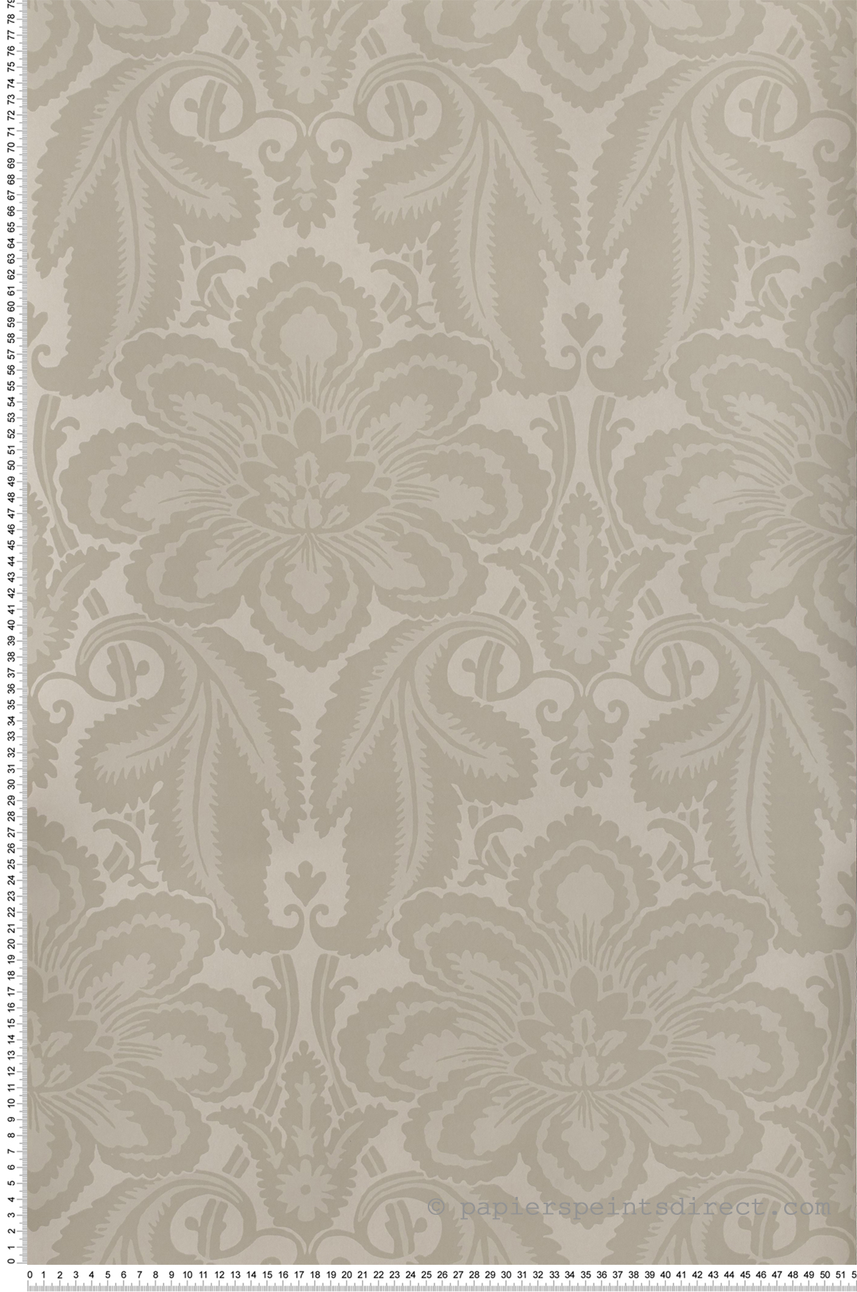 Albemarle gris - Papier peint London Wallpapers IV de Little Greene