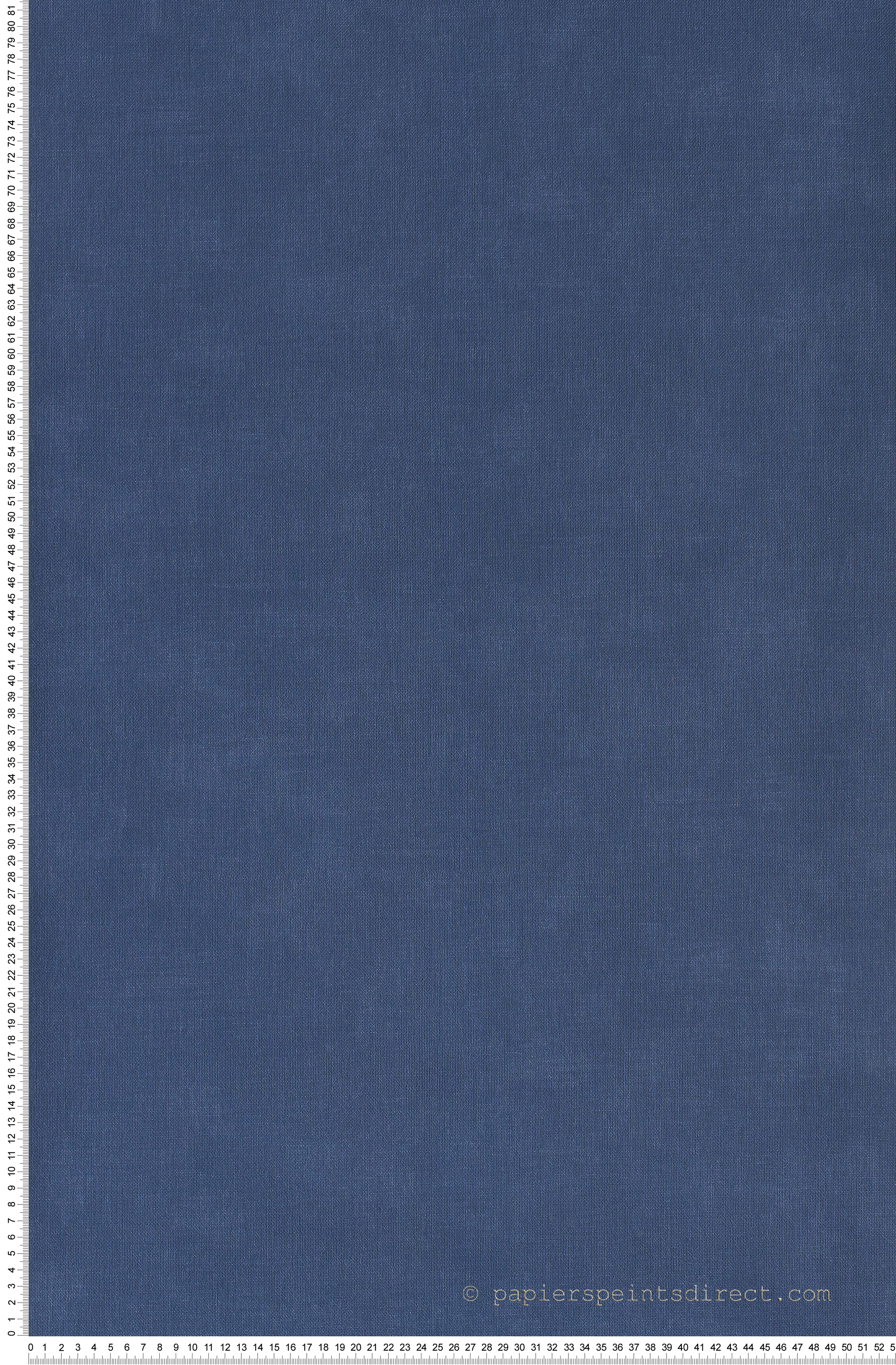 Uni bleu sombre - Papier peint Marina de Casadéco