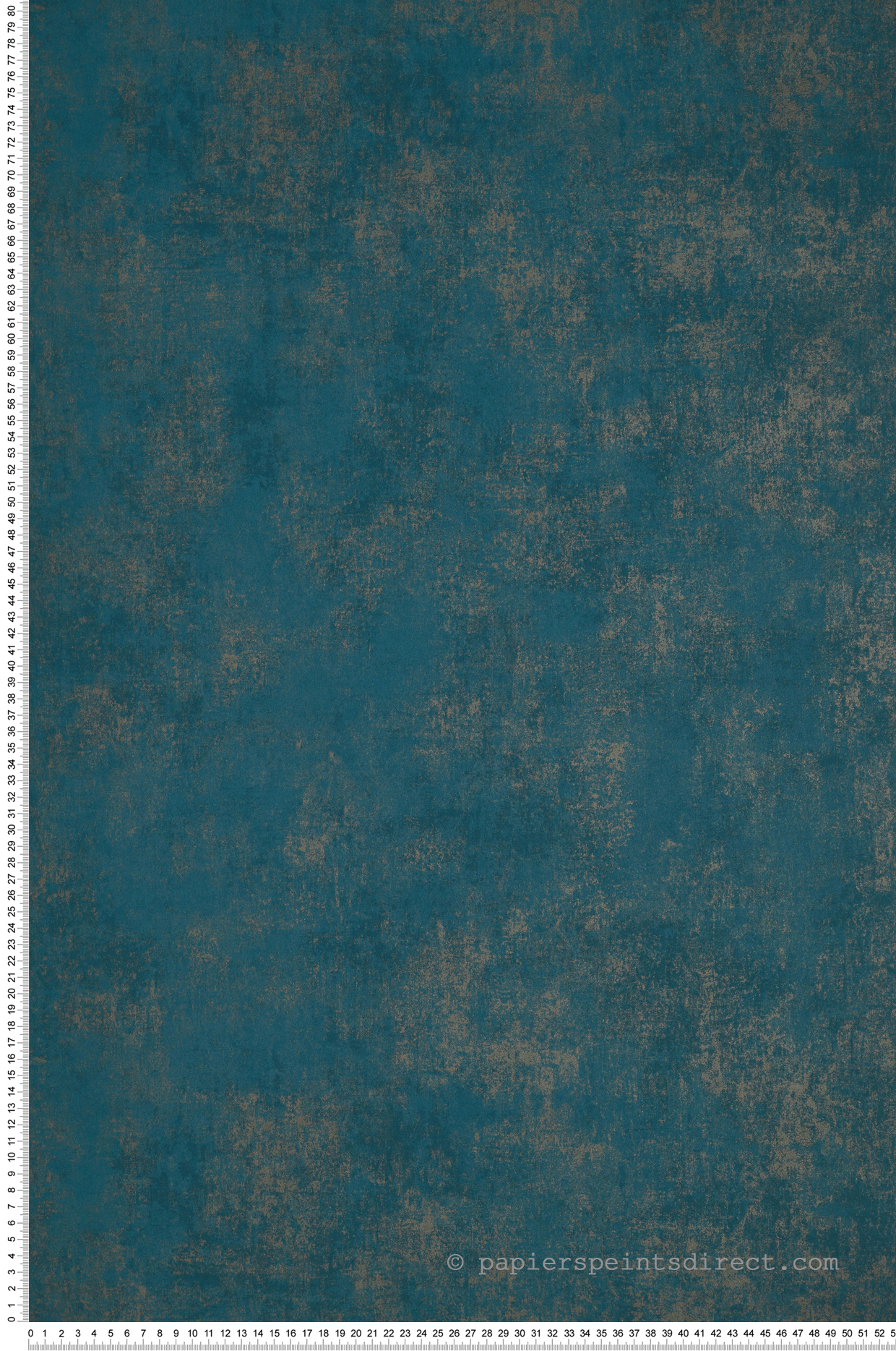 Papier peint Faux uni irisé bleu paon - Montsegur de Casadéco | Réf. MTSE80836267