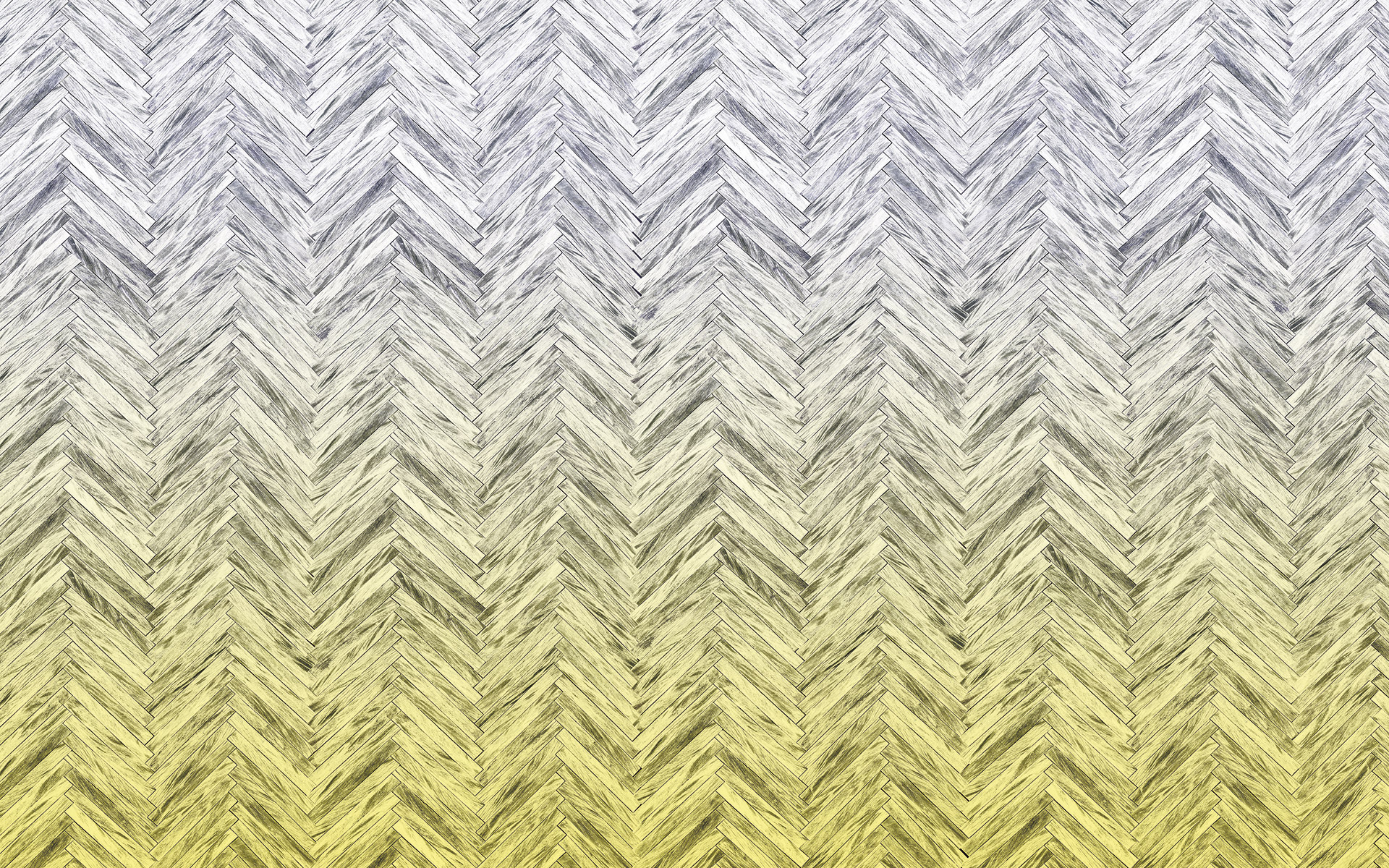 Panoramique Herringbone Yellow - Papier peint Komar