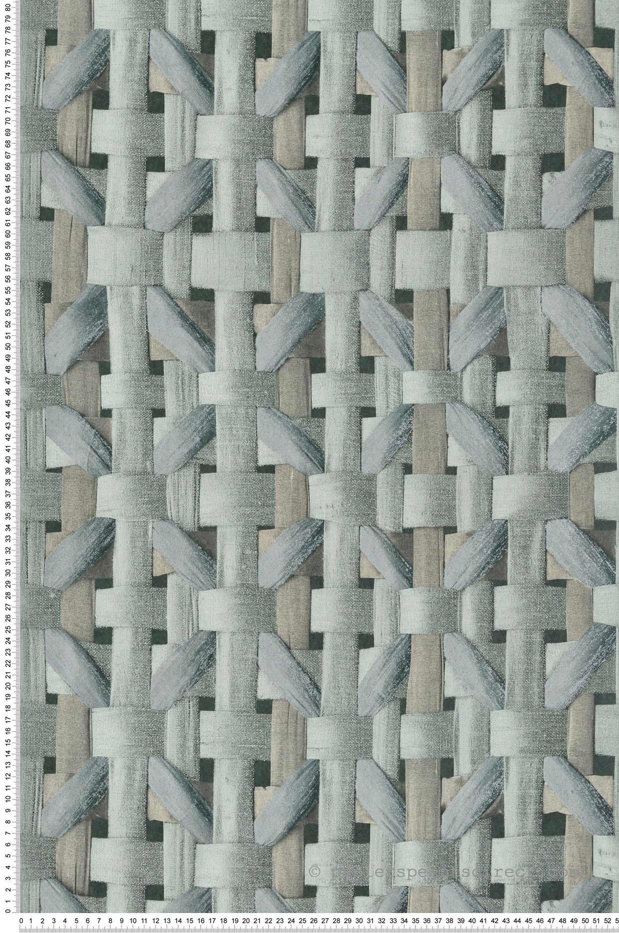 Papier peint Claustra Bois vert - Ornata de Montecolino | Réf. MC-65341