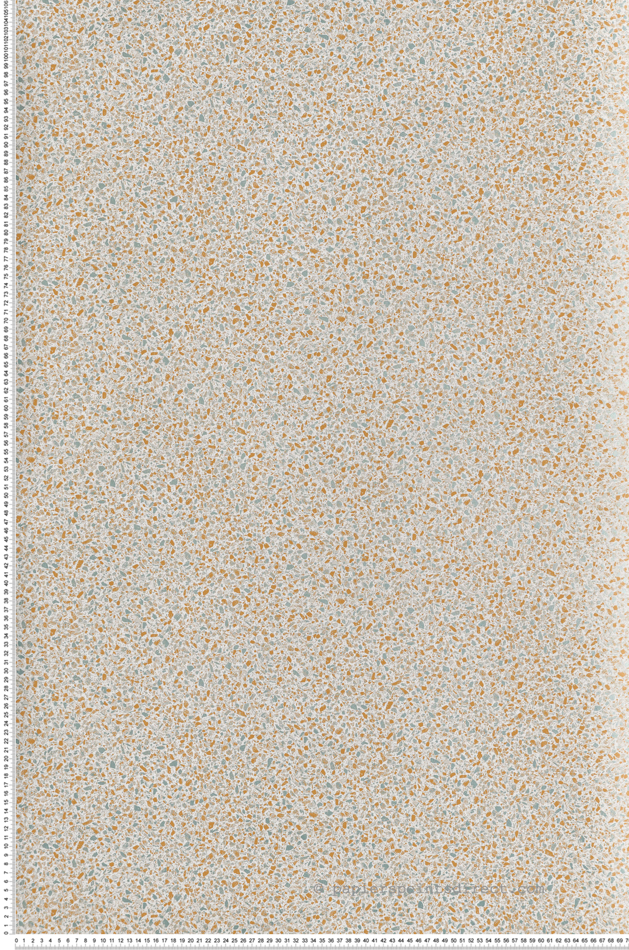 Papier peint Terrazzo Vintage Terraco turquoise métallisé - Rock de Masureel | Réf. MAS-ROC003