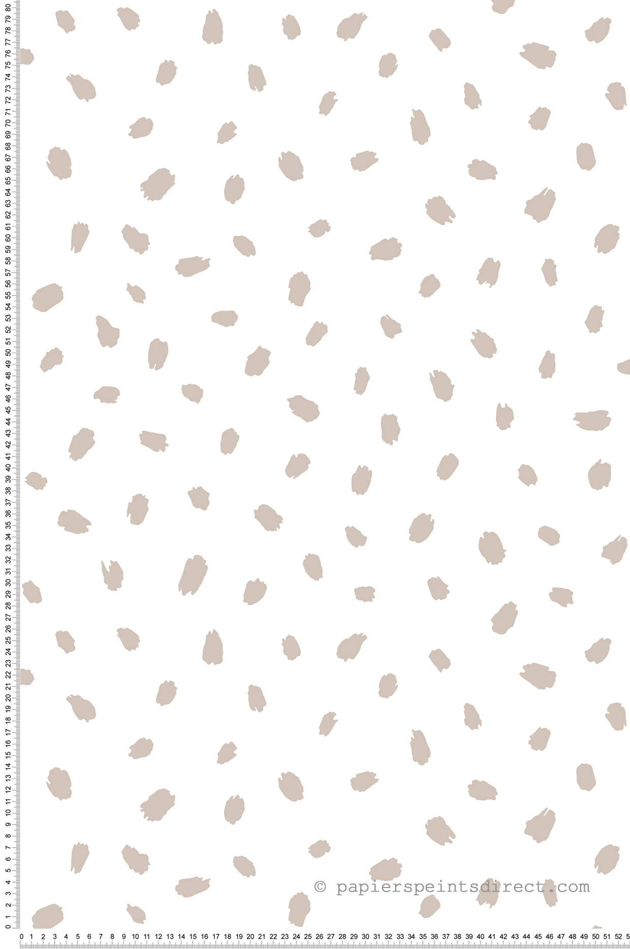Papier peint Tâche Animaux grège - Imagine de Lutèce | Réf. LTC-DL27543