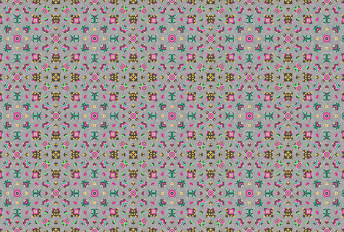 Papier peint panoramique Mosaïque Emerald 1 - Référence DD110526 - Intissé 200g/m2 - Standard 400 x 270