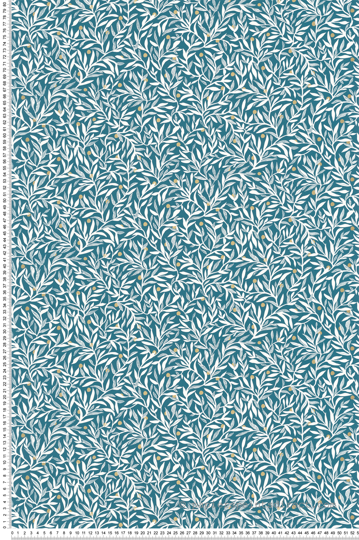 Papier peint Feuillages Balade bleu - L'escapade de Casélio | Réf. EPA102346281