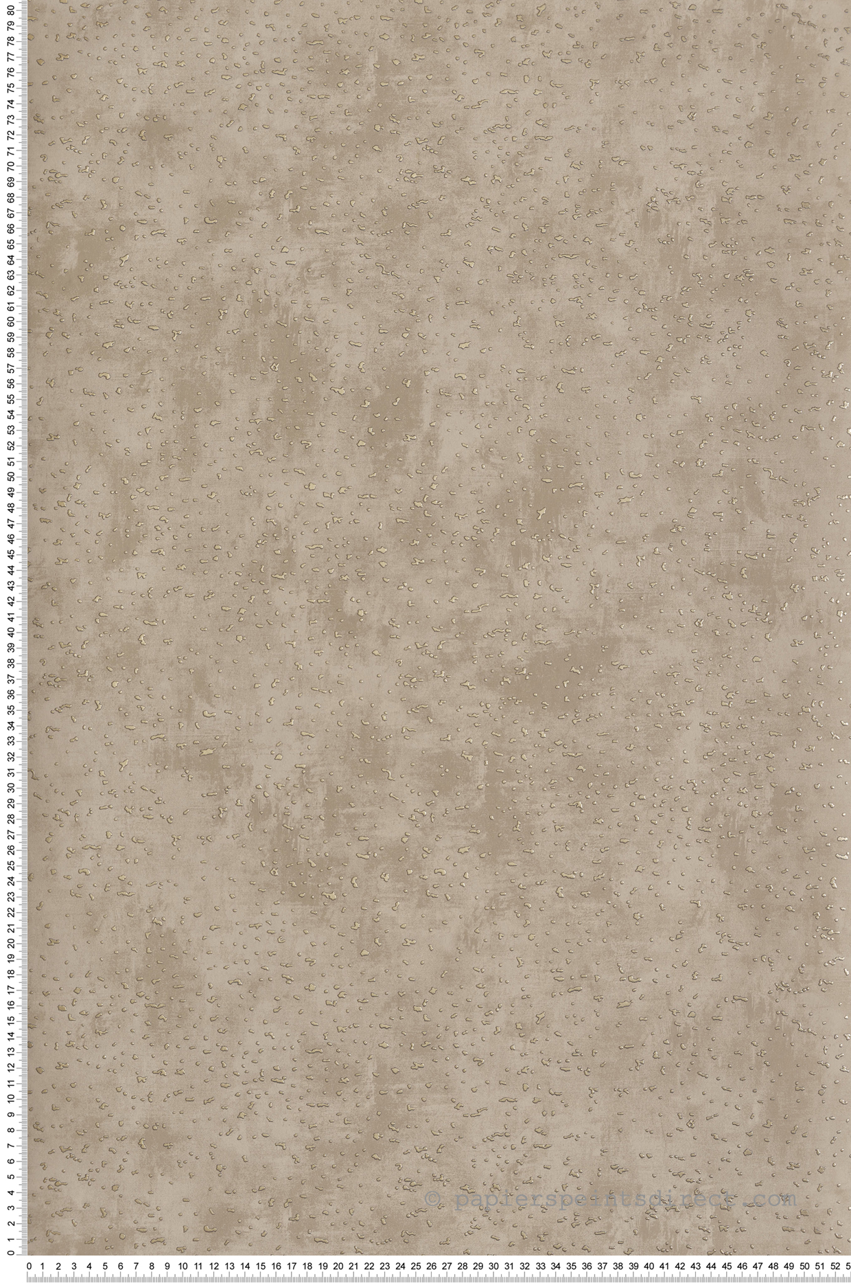 Papier peint Moucheté Relief taupe doré - Unique de Lutèce | Réf. LTC-DWP0019-01