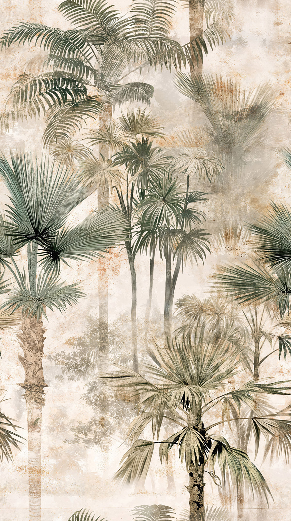 Papier peint panoramique Palmier Palm Serenity - Metropolitan Stories 4 Hot Spots d'A.S. Création AMB1| Réf. AS-790157