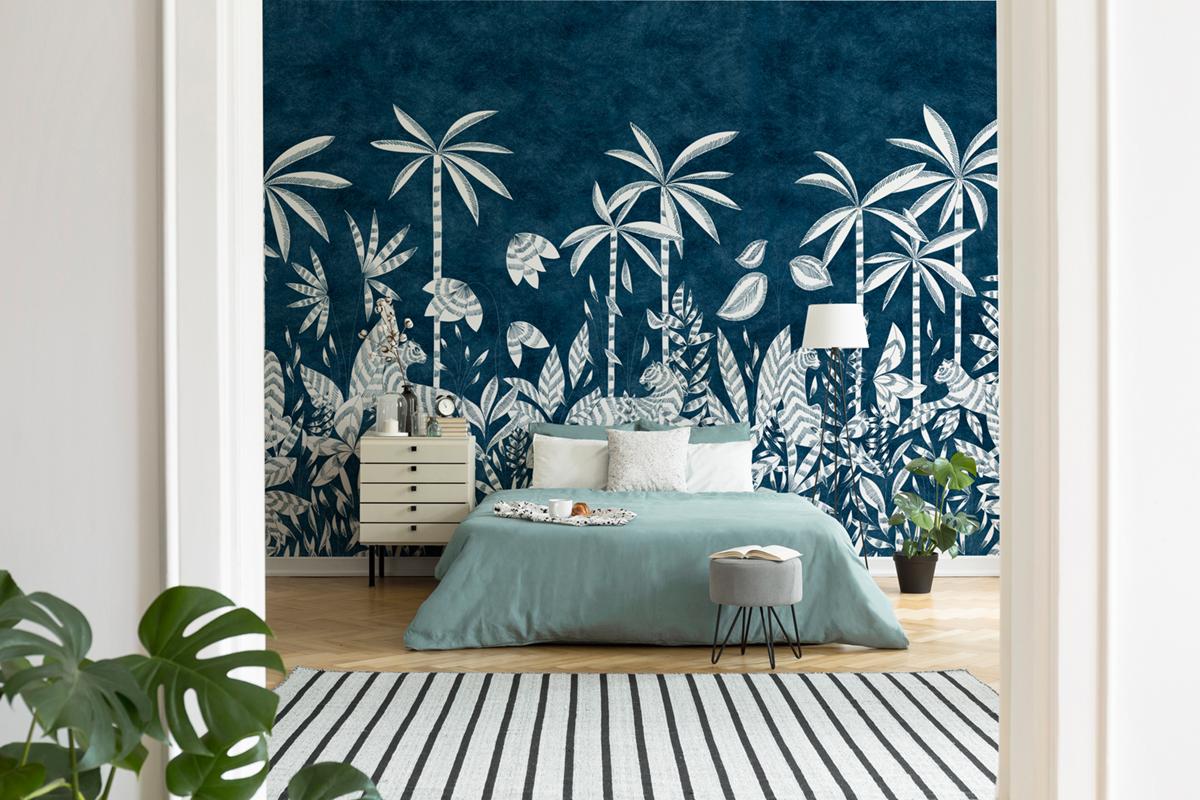 Papier peint panoramique Paradis des Tigres Nocturne B - 4/5/6 - Isidore Leroy