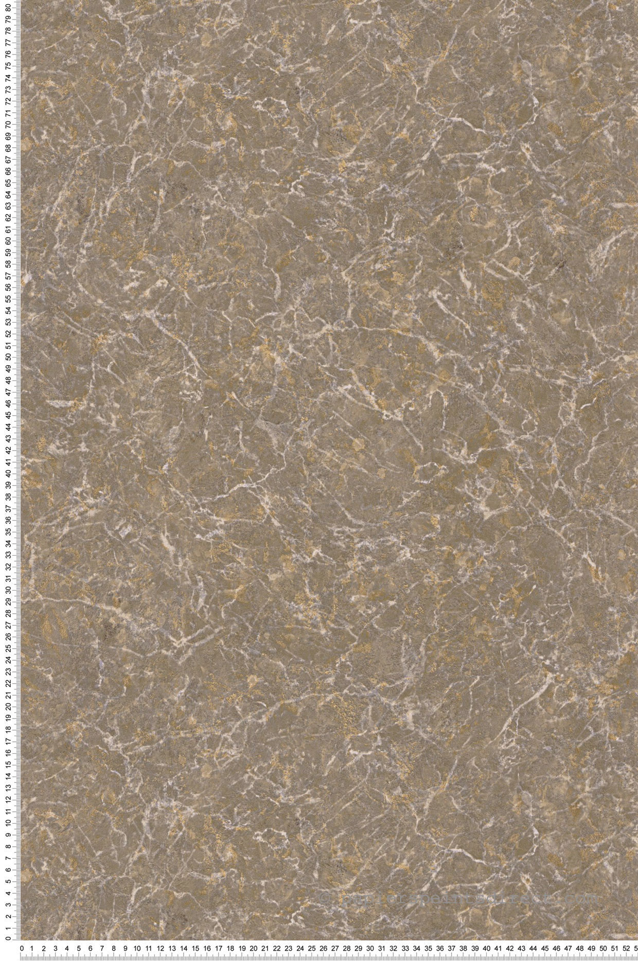 Papier peint Marbre marron doré - Minerals de Casadéco | Réf. MNRL88081515