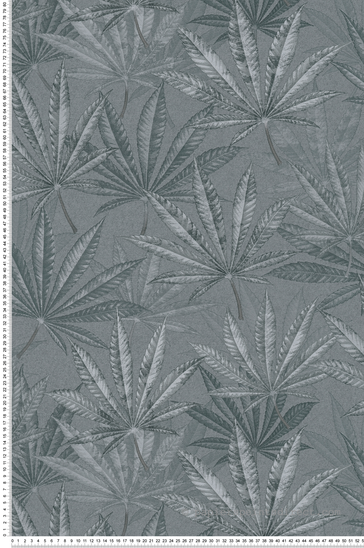 Papier peint Feuilles Sauvages gris - Metropolis Michalsky 6 de Livingwalls | Réf. AS-399842