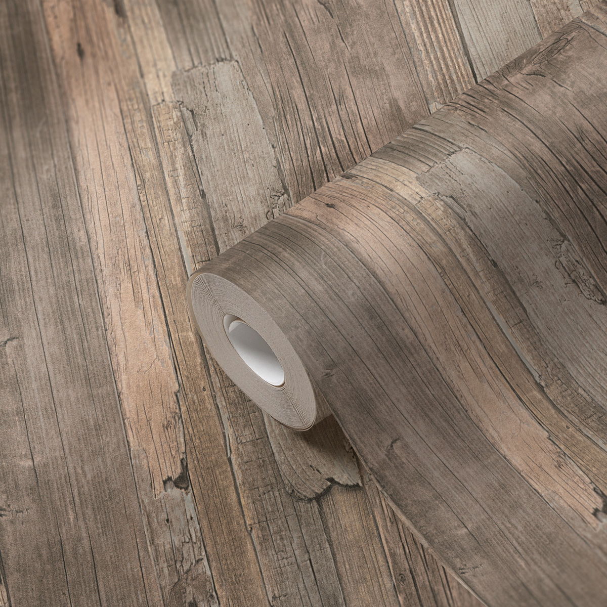 Papier peint Planche Bois marron - Elements 2 d'A.S. Création ROLLZ | Réf. AS-954053