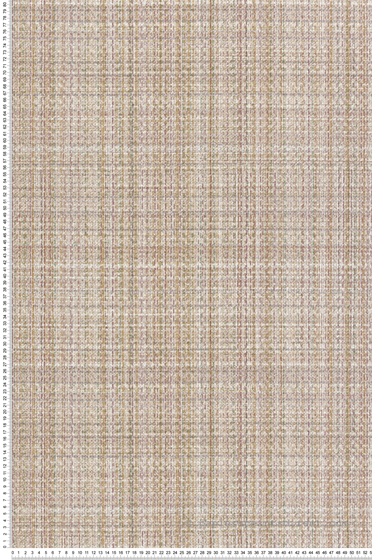 Papier peint Tissage Effet prune argenté - Jaipur de Montecolino | Réf. MC-26468