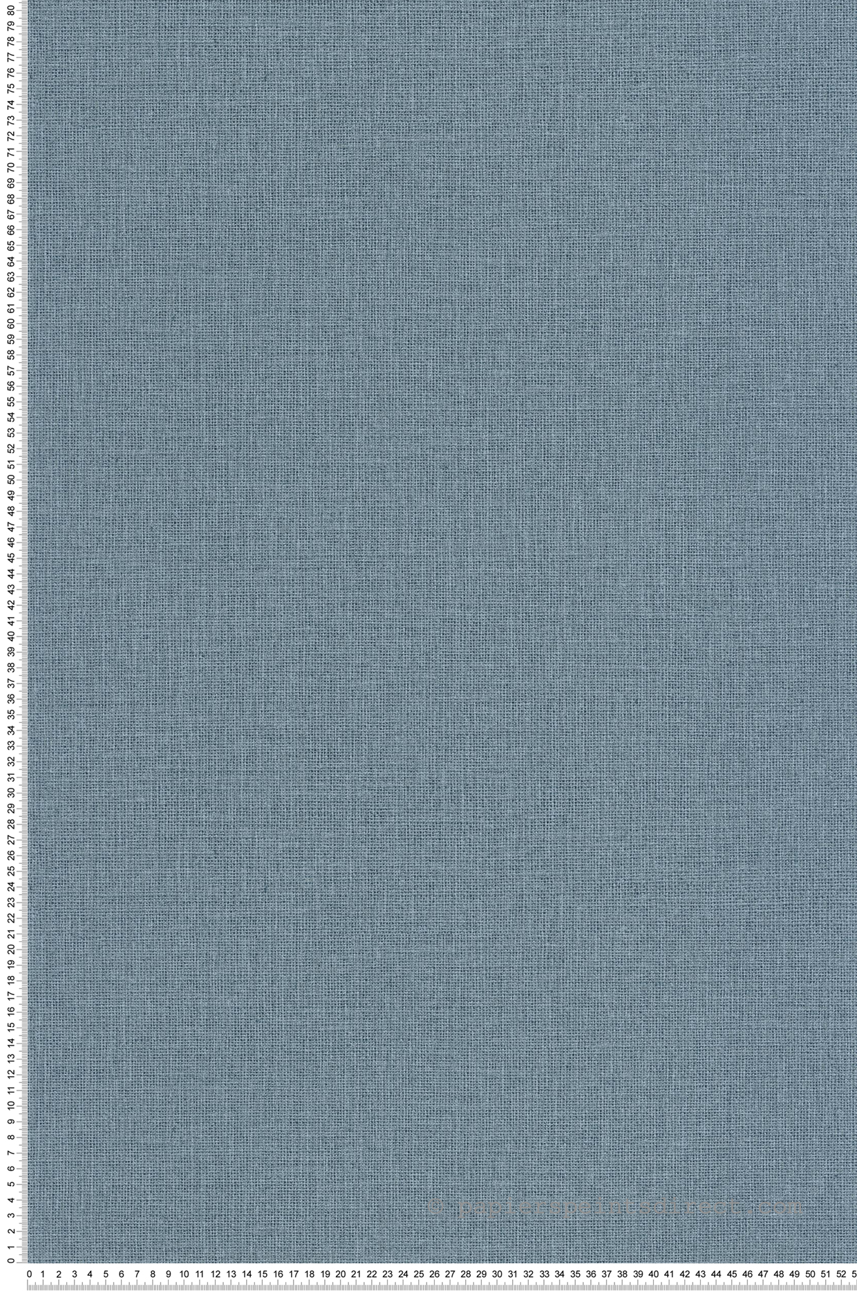 Papier peint Effet Toile de Jute bleu tempête - Jute de Casélio | Réf. JTE104016669