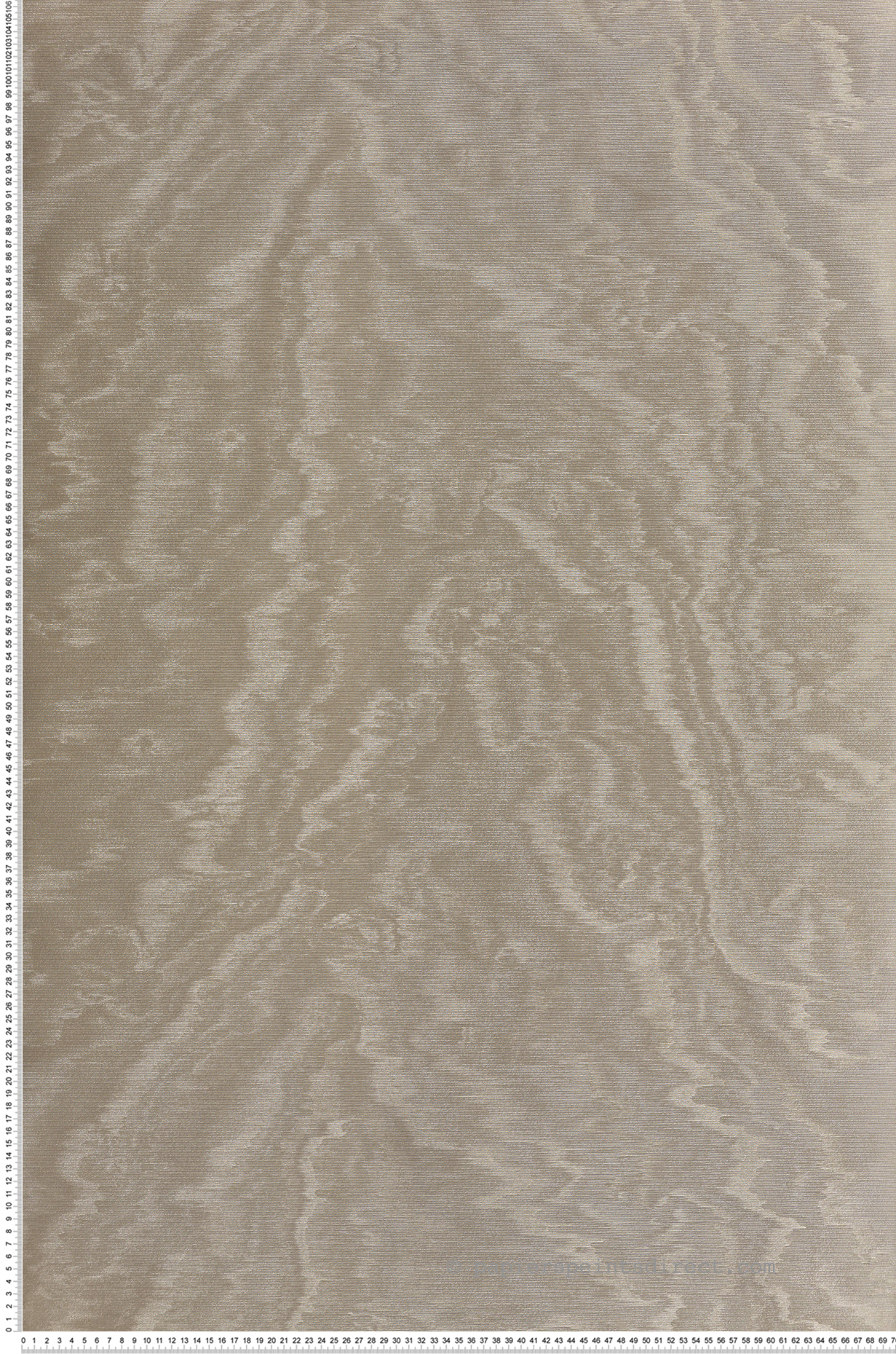 Papier peint Moiré Strie taupe métallisé - Eclectic de Montecolino | Réf. MC-34922