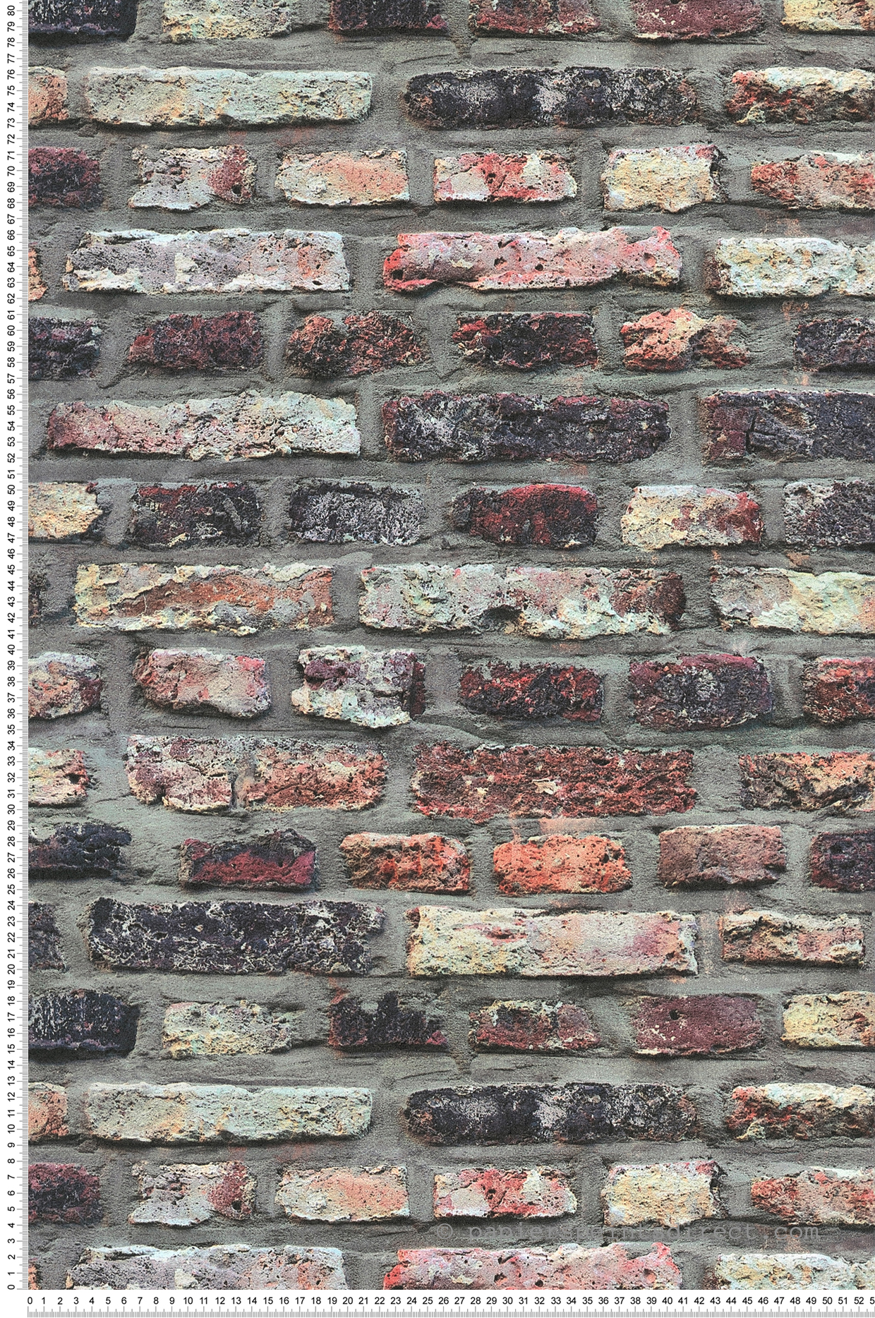 Papier peint Brique Pierre rouge - Elements 2 d'A.S. Création | Réf. AS-362811