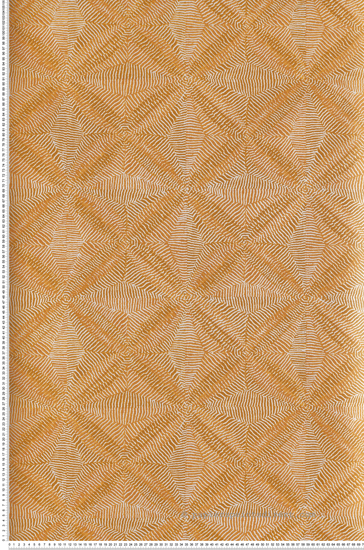 Papier peint Ethnique Khanta ocre - Amani de Masureel | Réf. MAS-AMA104