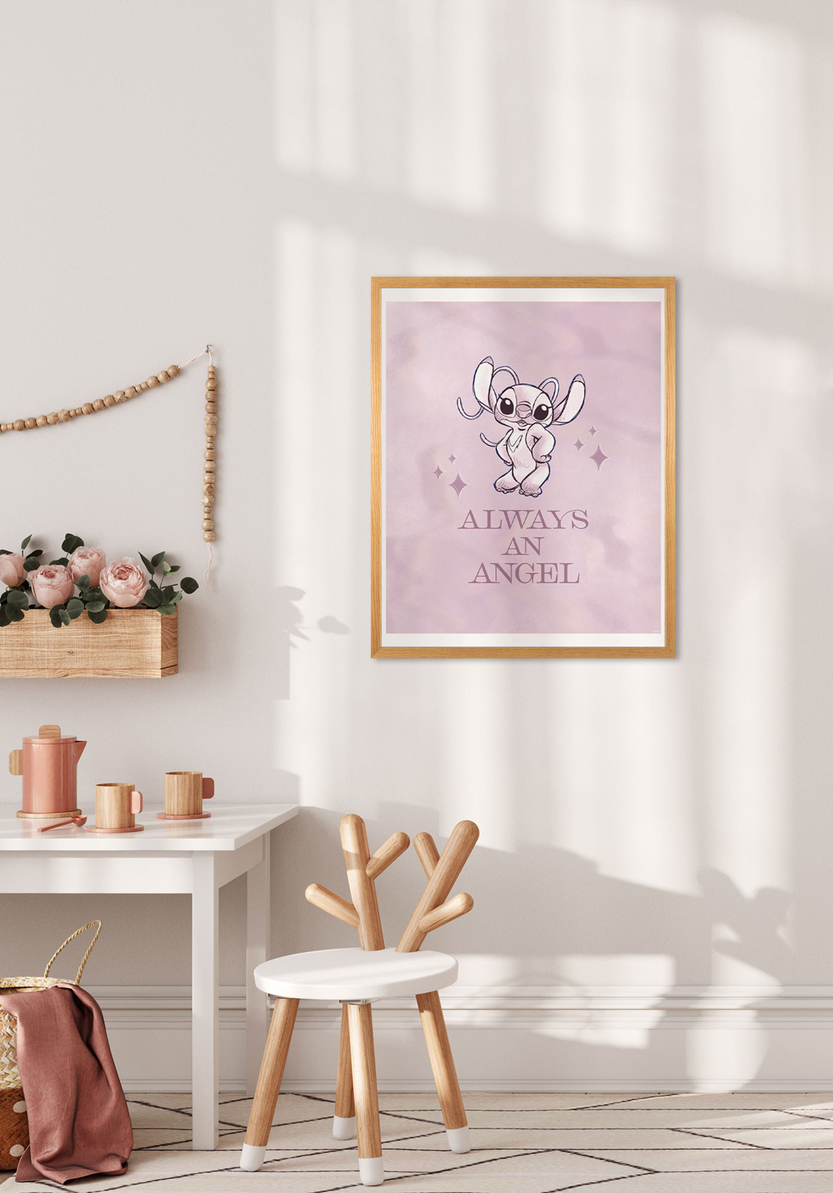 Affiche enfant Stitch Always an Angel AMB2- Affiche enfant décorative Komar Disney