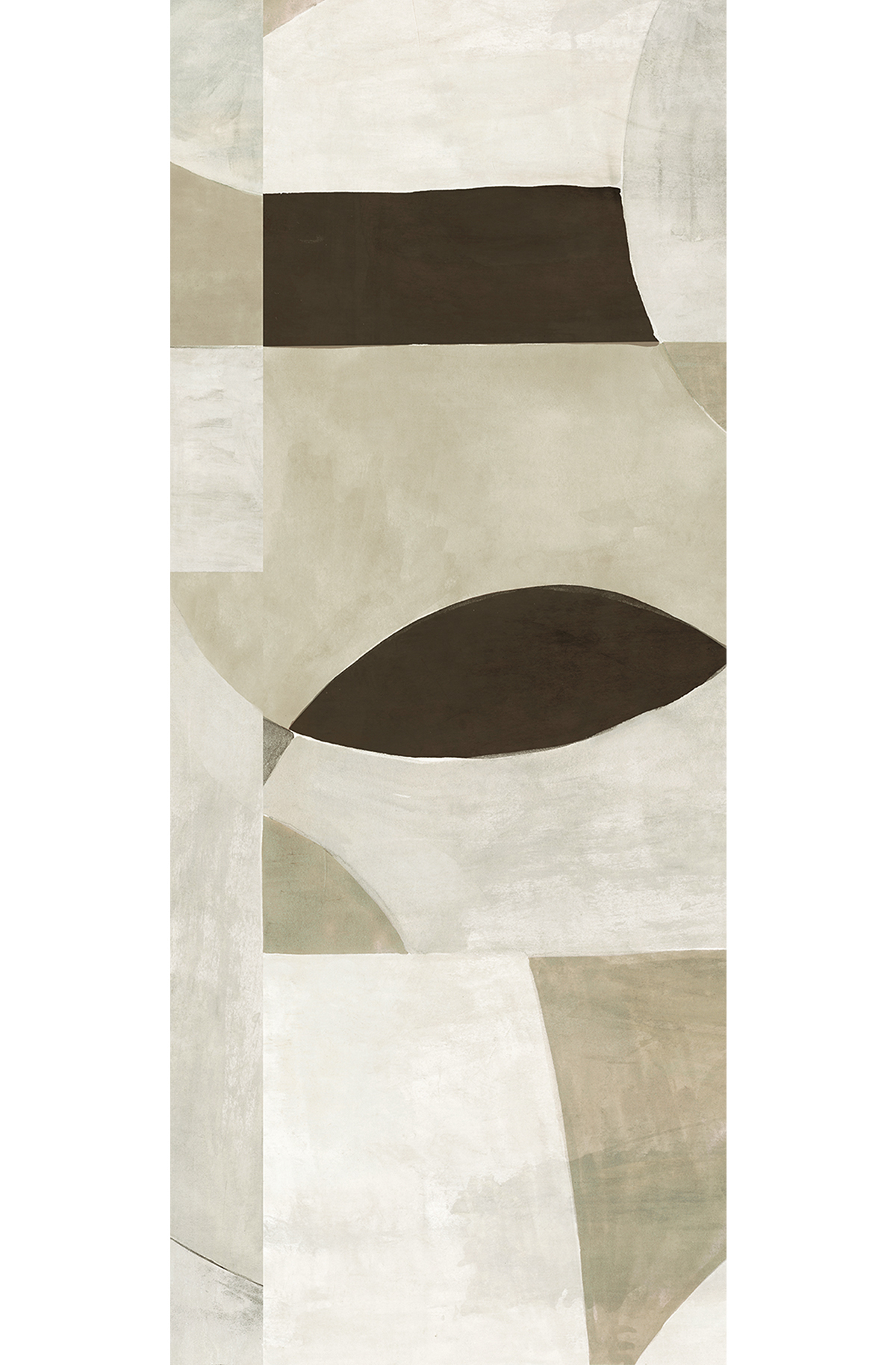 Papier peint panoramique Géométrique Patina mastic - A H260 - Wall Designs IV de Masureel | Réf. MAS-DG4ILA1021-260